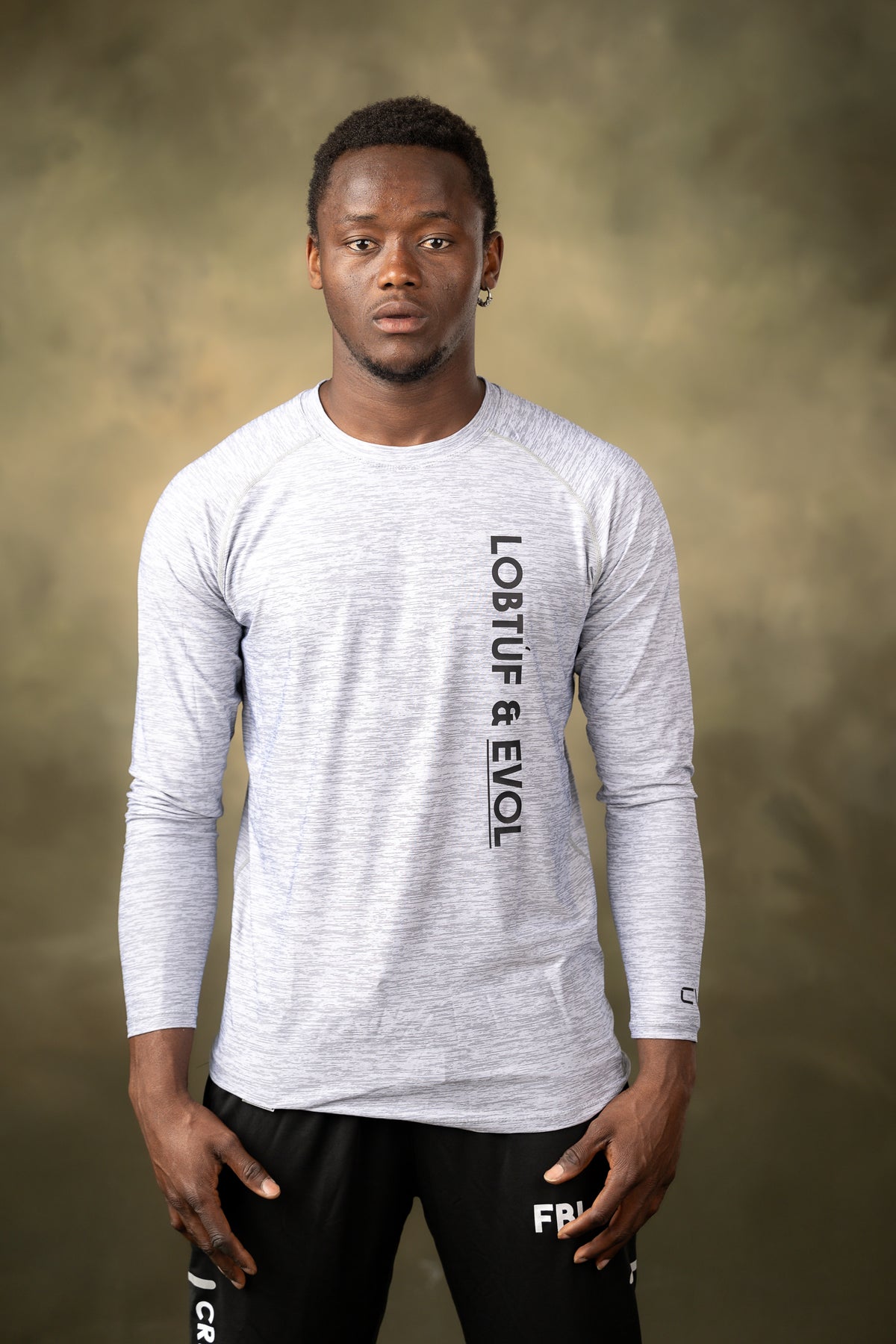 FBL. Men Light Gray Training Long Sleeve, product photo 1