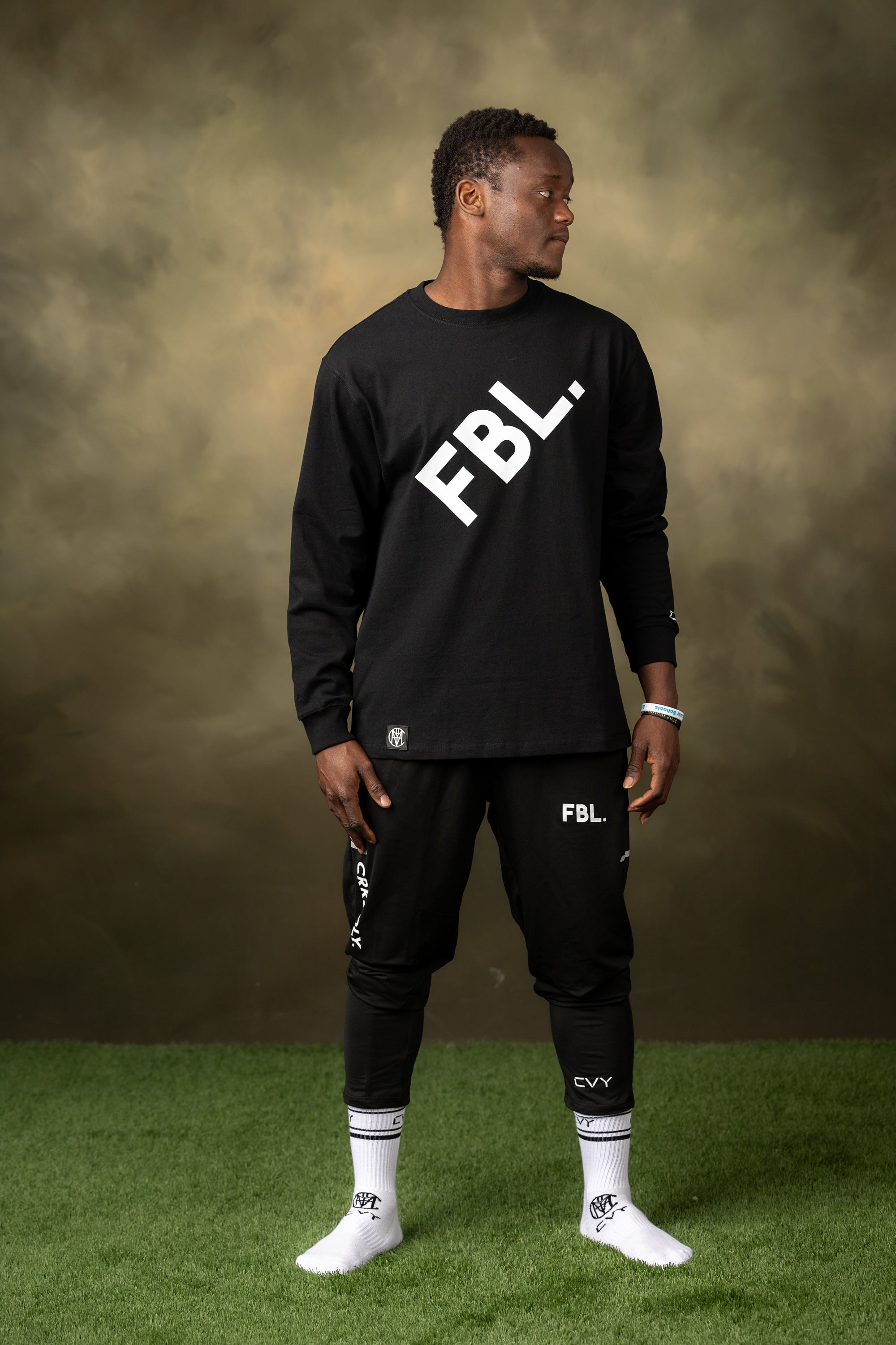 FBL. Men Black Long Sleeve Shirt, product photo 6