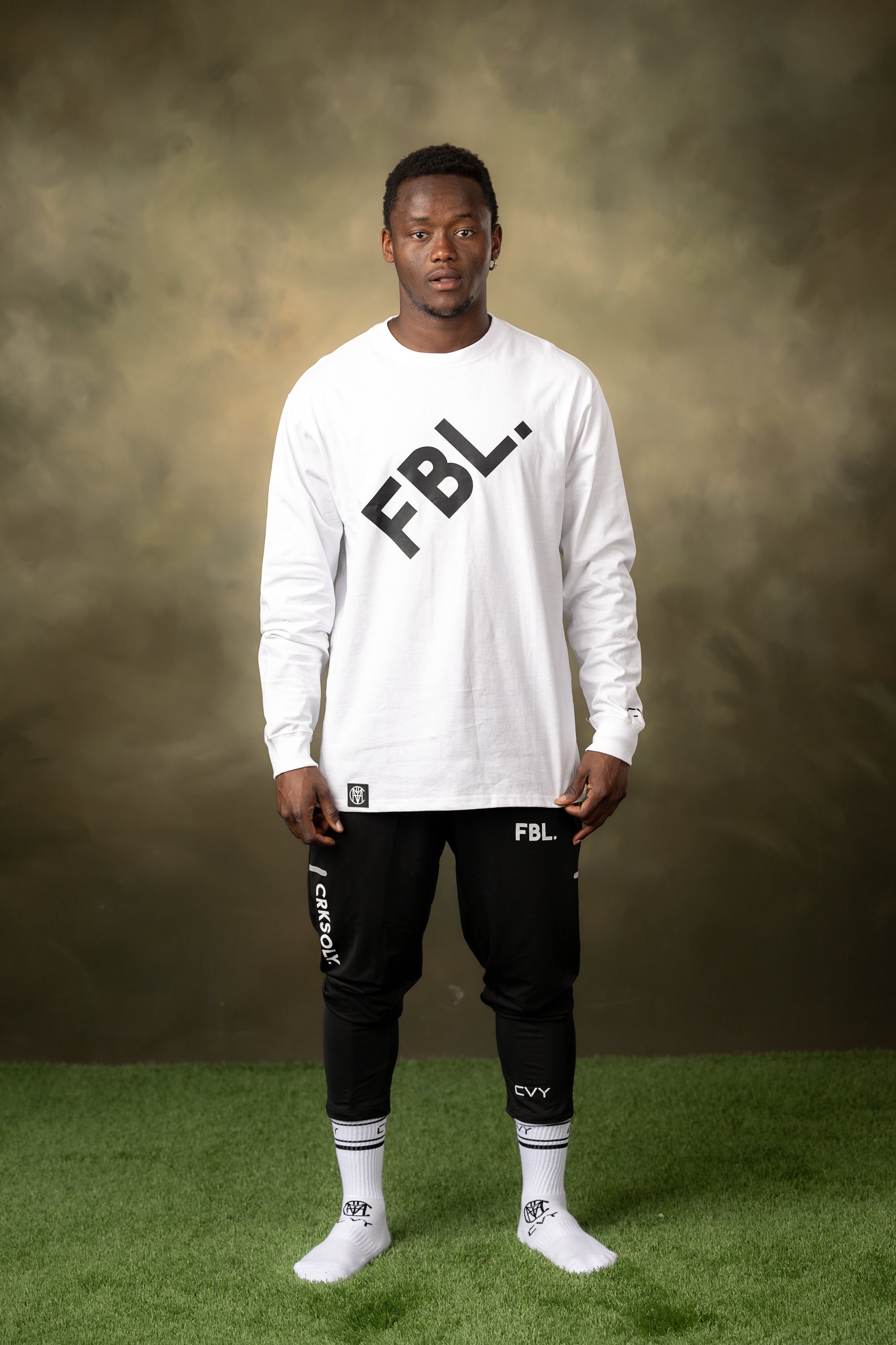 FBL. Men White Long Sleeve Shirt, product photo 3