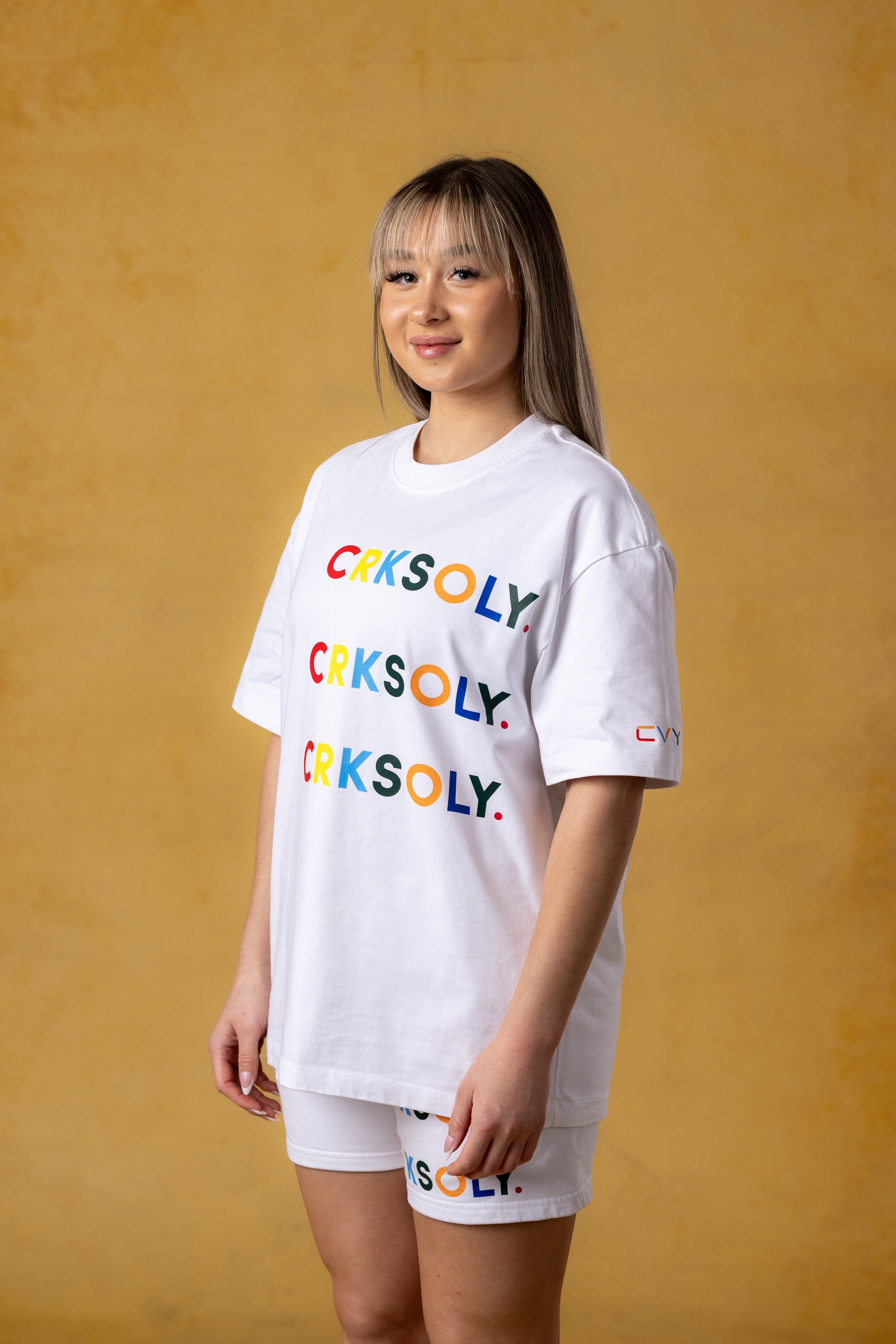 CRKSOLY. Women Colors Cotton Tee, product photo 4
