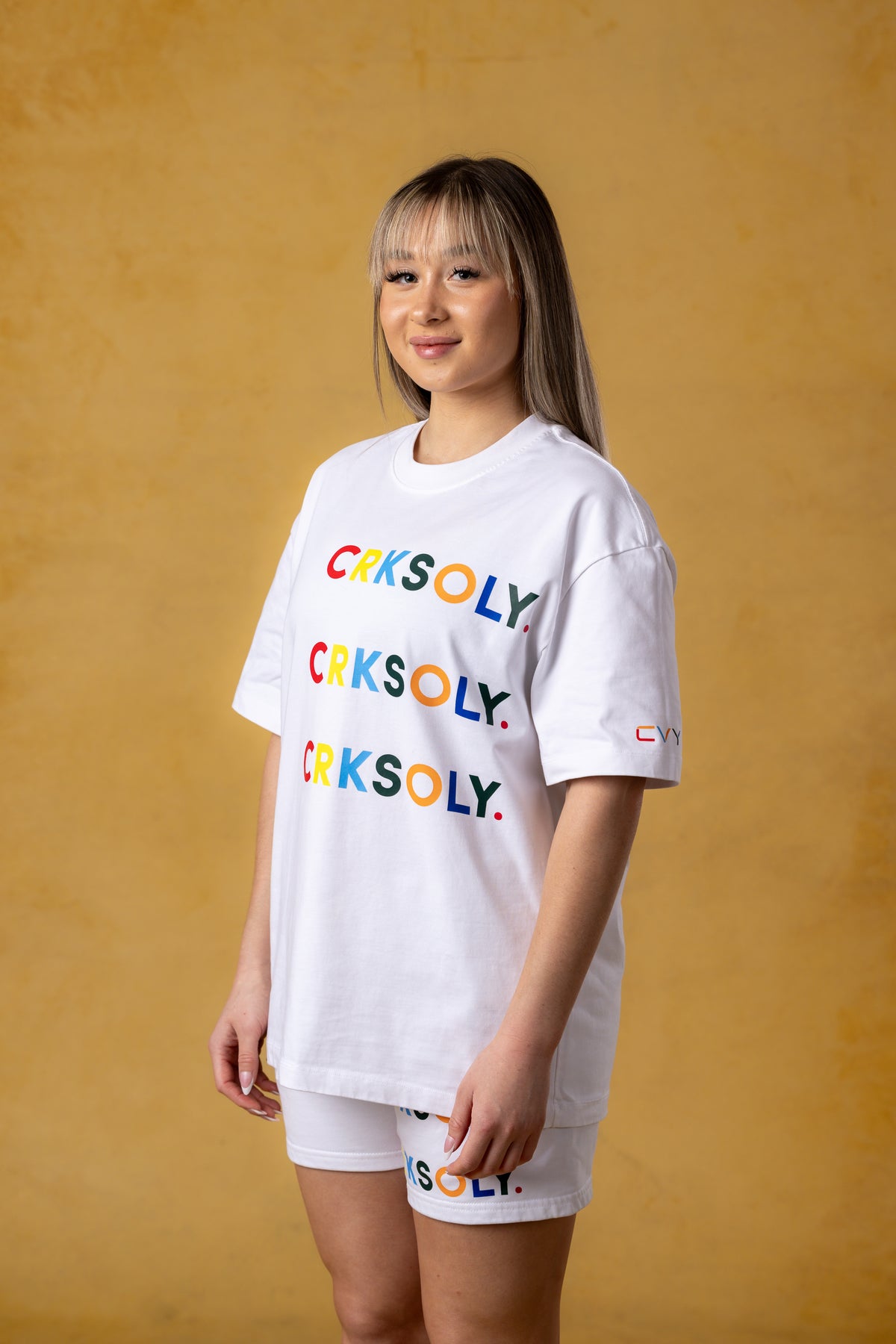 CRKSOLY. Women Colors Cotton Tee, product photo 4