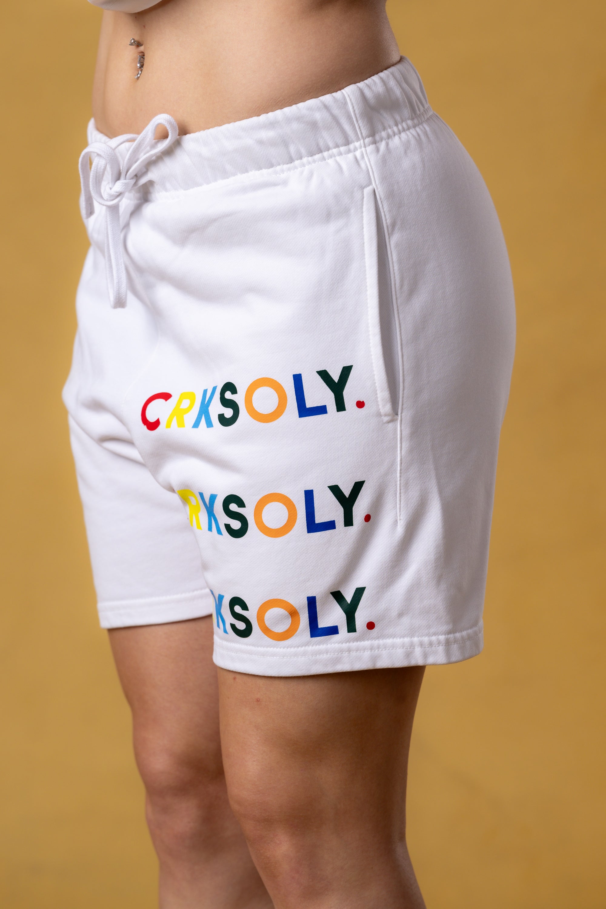 CRKSOLY. Women Colors Sweat Shorts, product photo 4