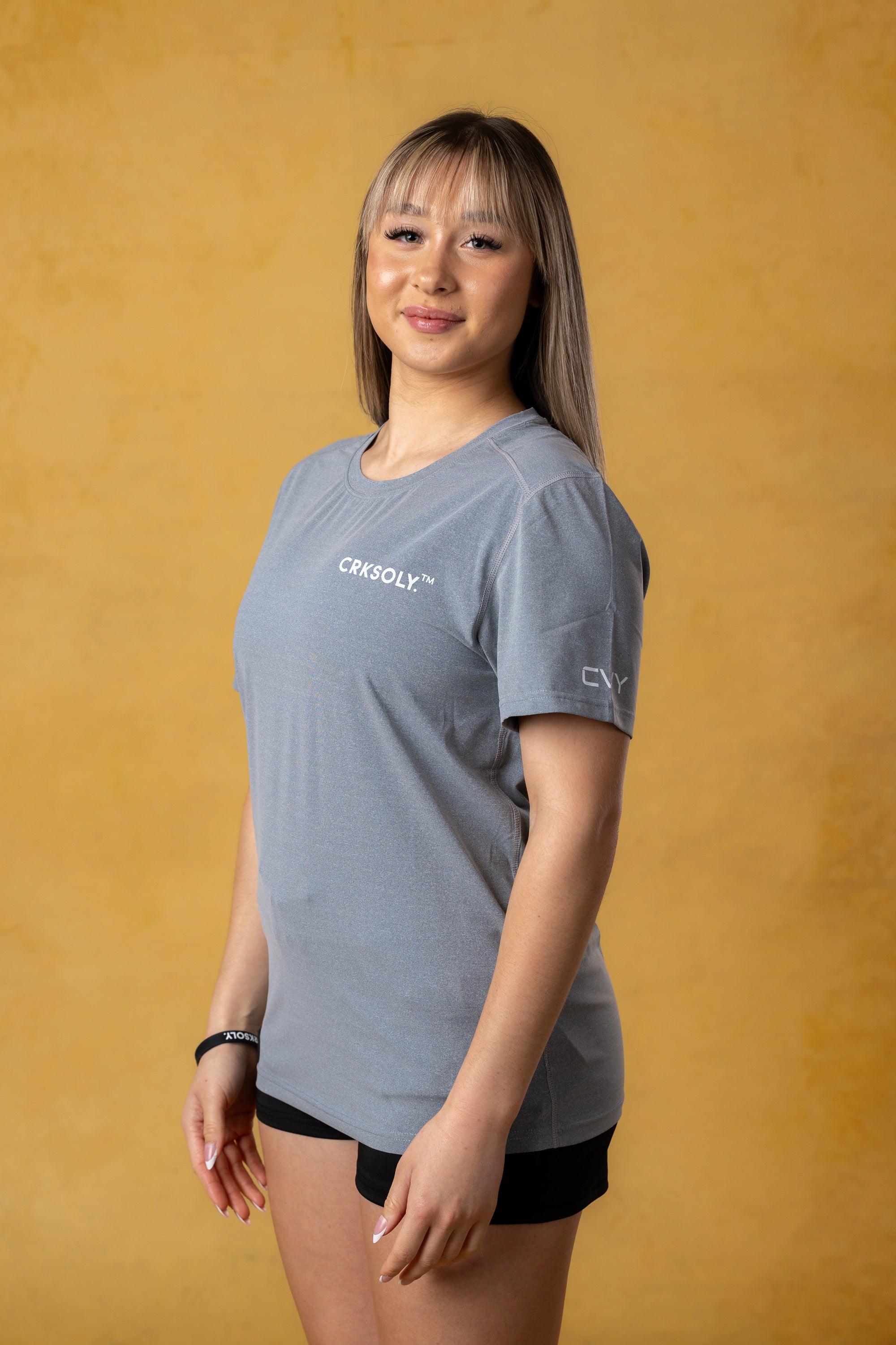 CRKSOLY. Women Blur Training Top, product photo 16