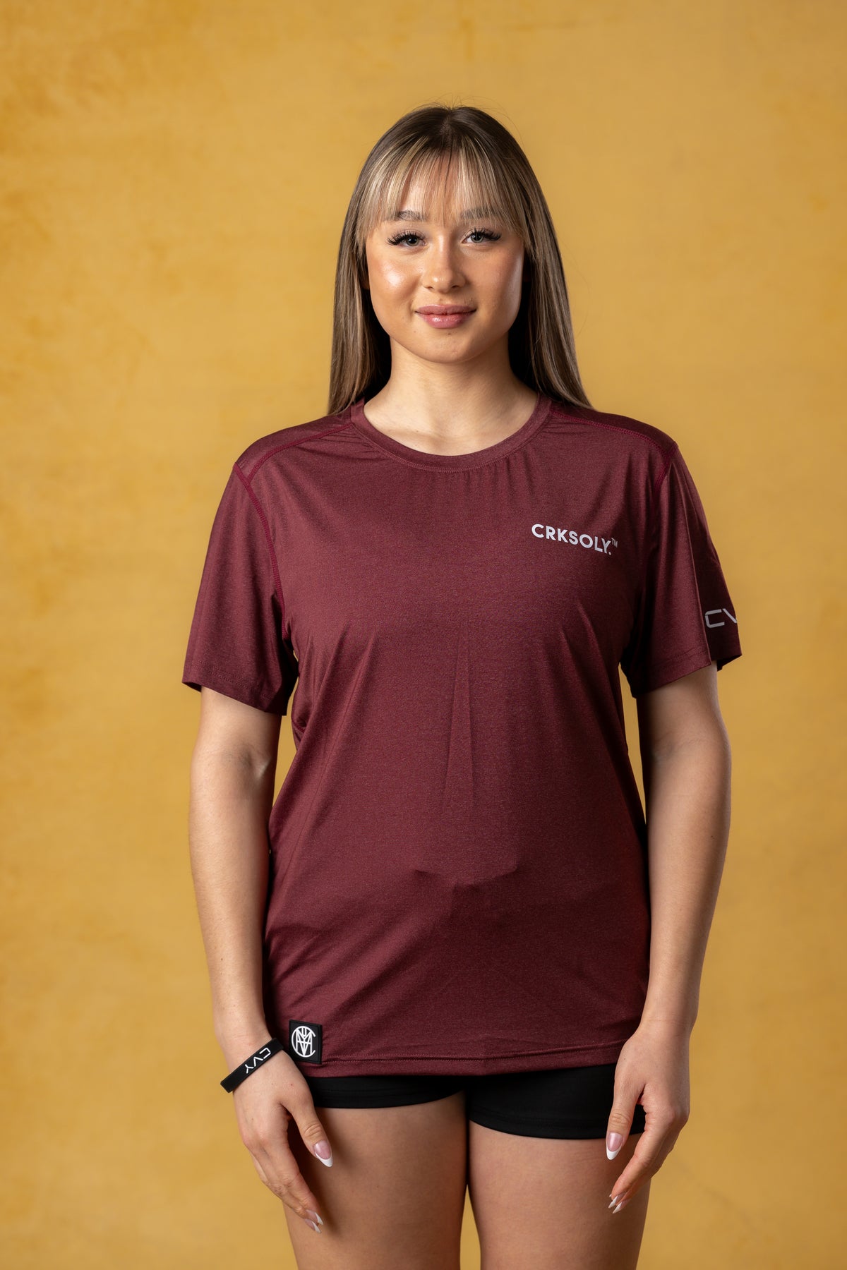 CRKSOLY. Women Blur Training Top, product photo 1