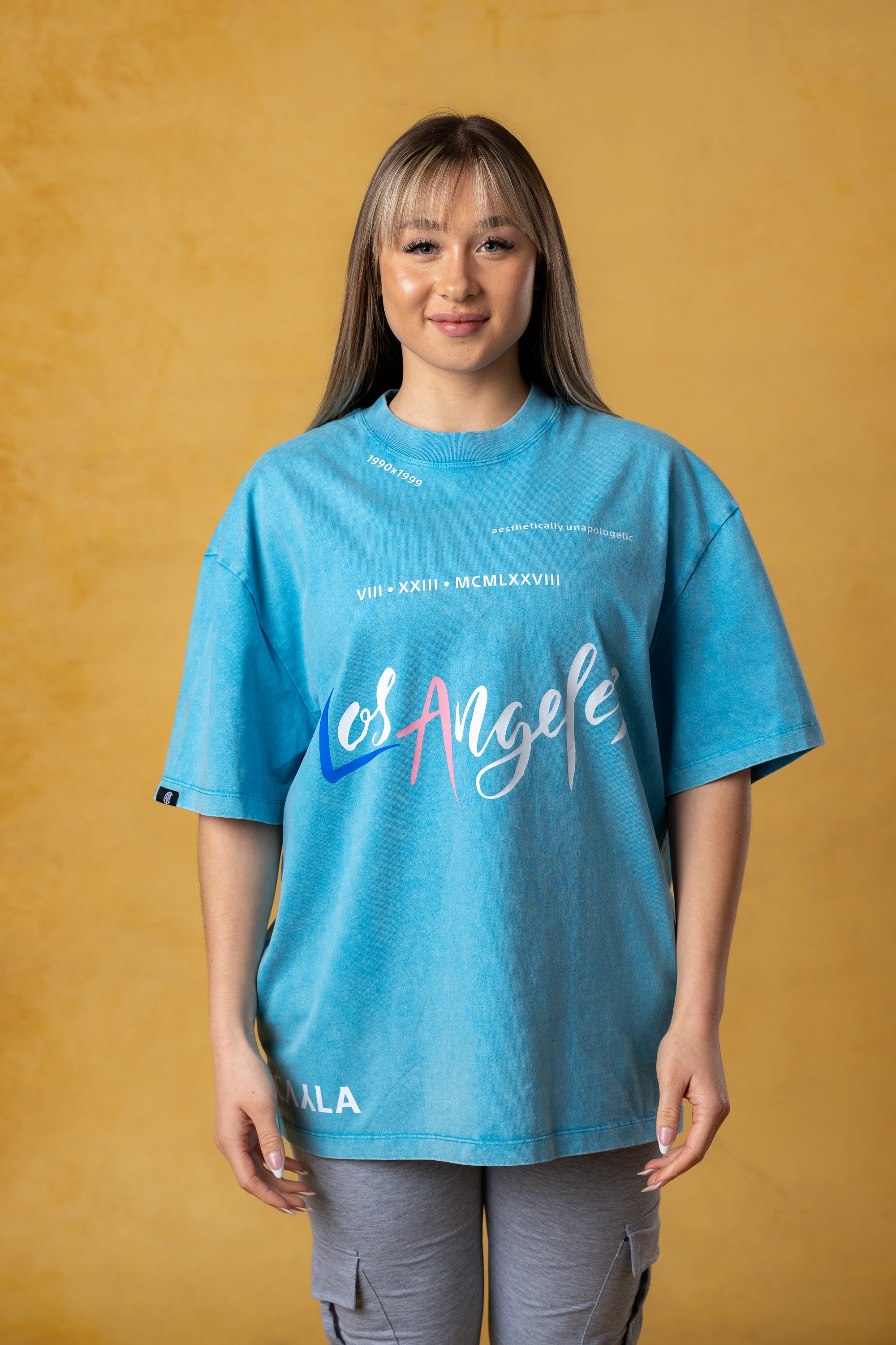 CVYLA Women Aesthetically Unapologetic Oversize Cotton Tee, product photo 8