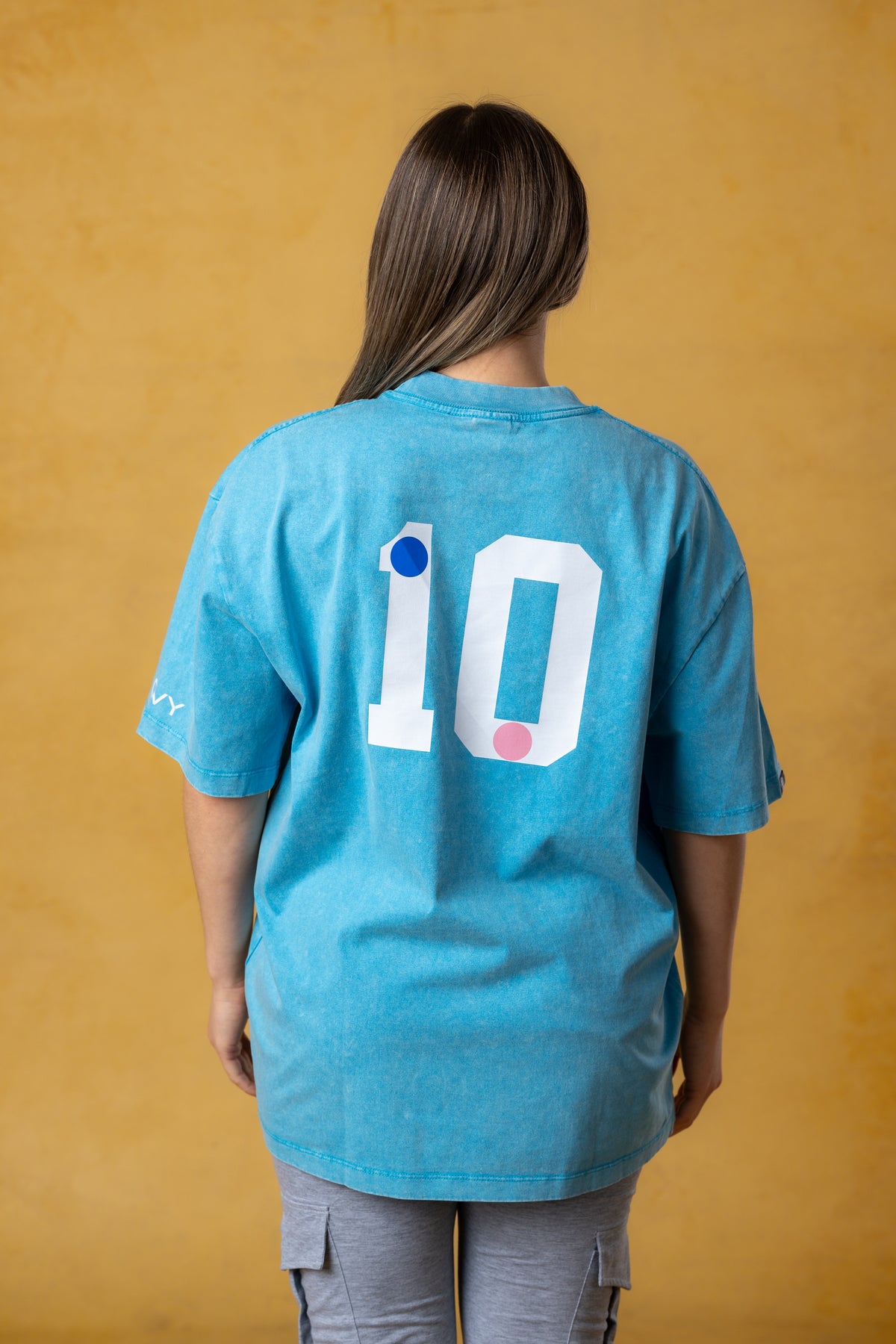 CVYLA Women Aesthetically Unapologetic Oversize Cotton Tee, product photo 12
