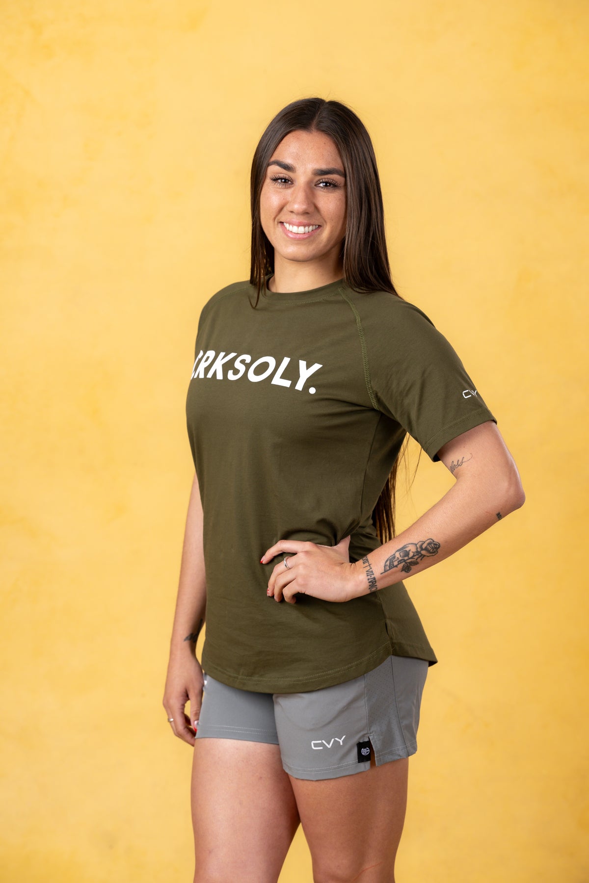 CRKSOLY. Women Cotton-Elastic Tee, product photo 31