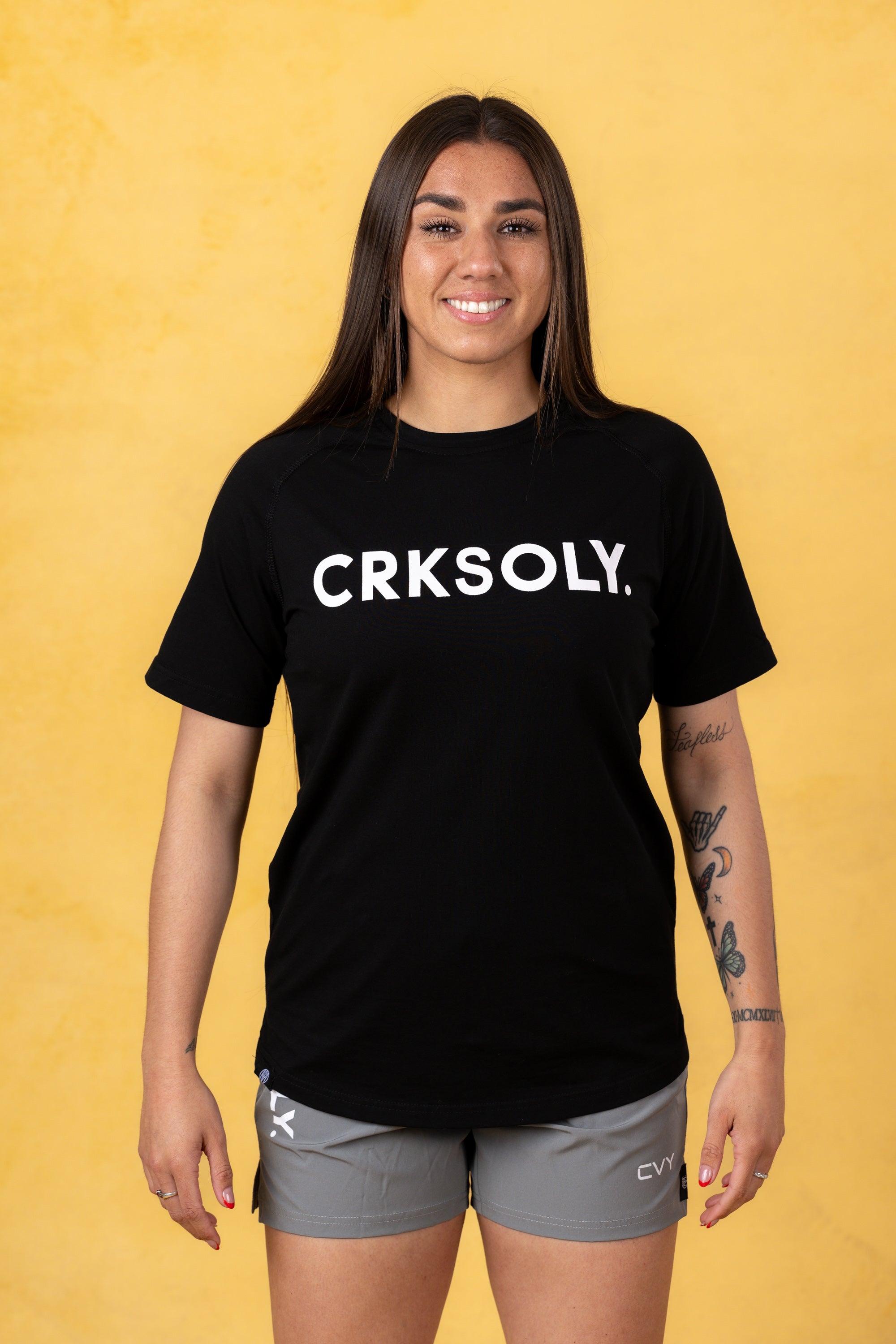CRKSOLY. Women Cotton-Elastic Tee, product photo 8
