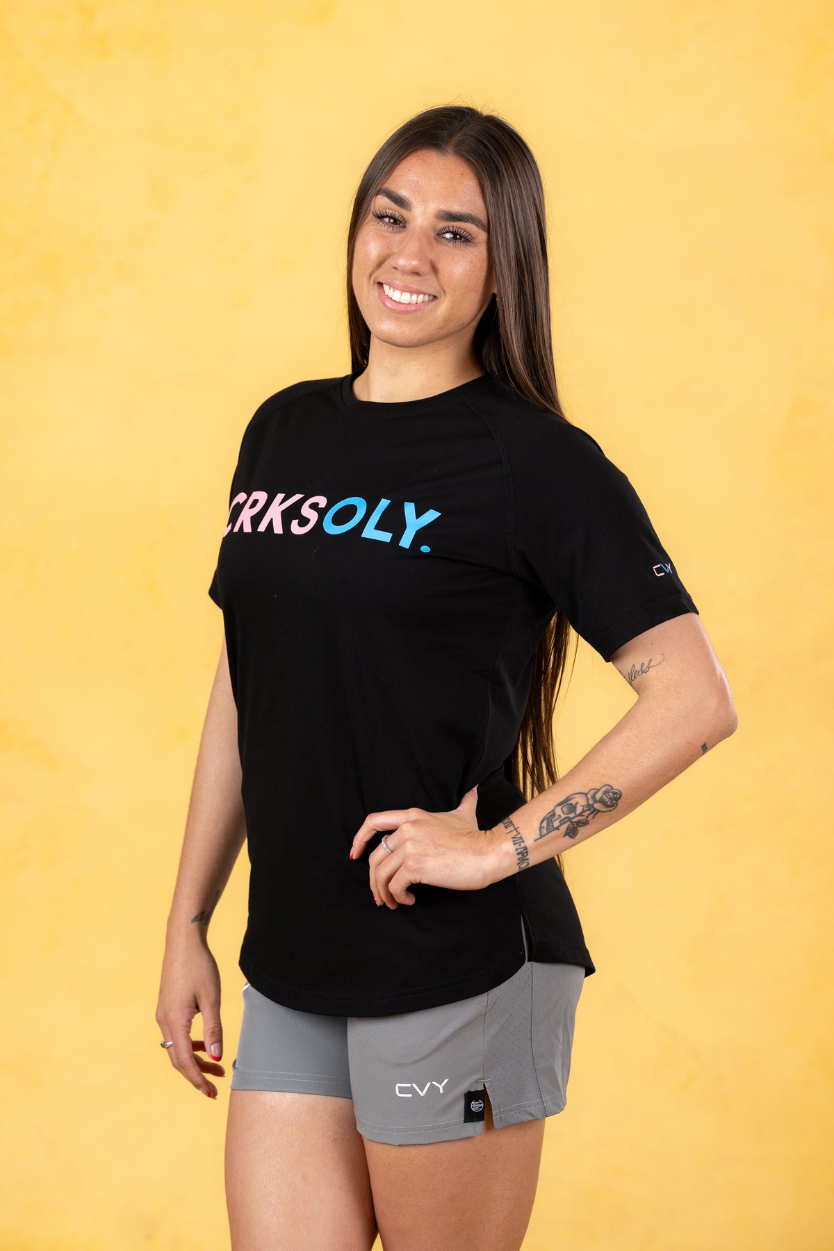 CRKSOLY. Women Cotton-Elastic Tee, product photo 16