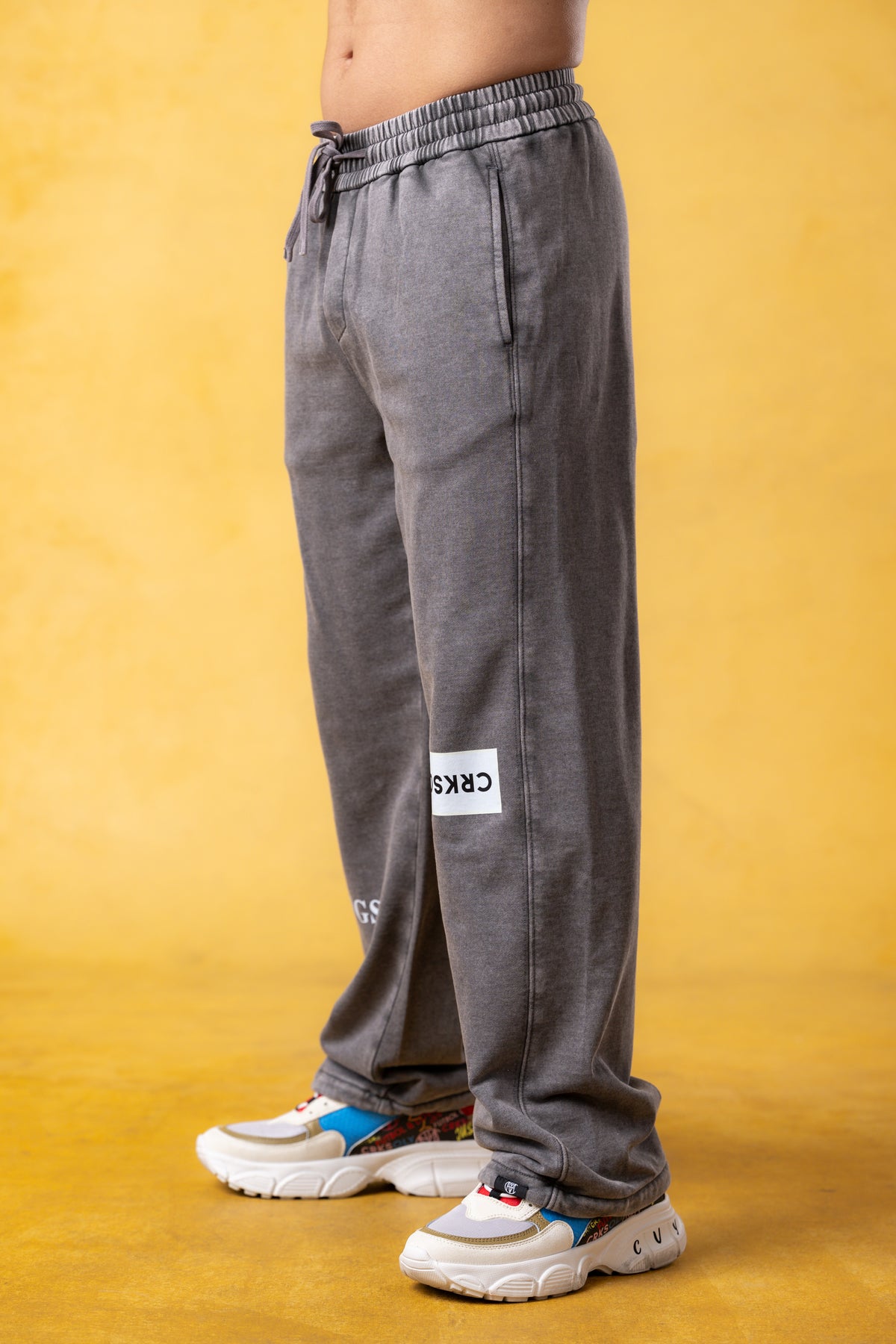 CRKSOLY. Men Virgil Fade Sweatpants, product photo 14