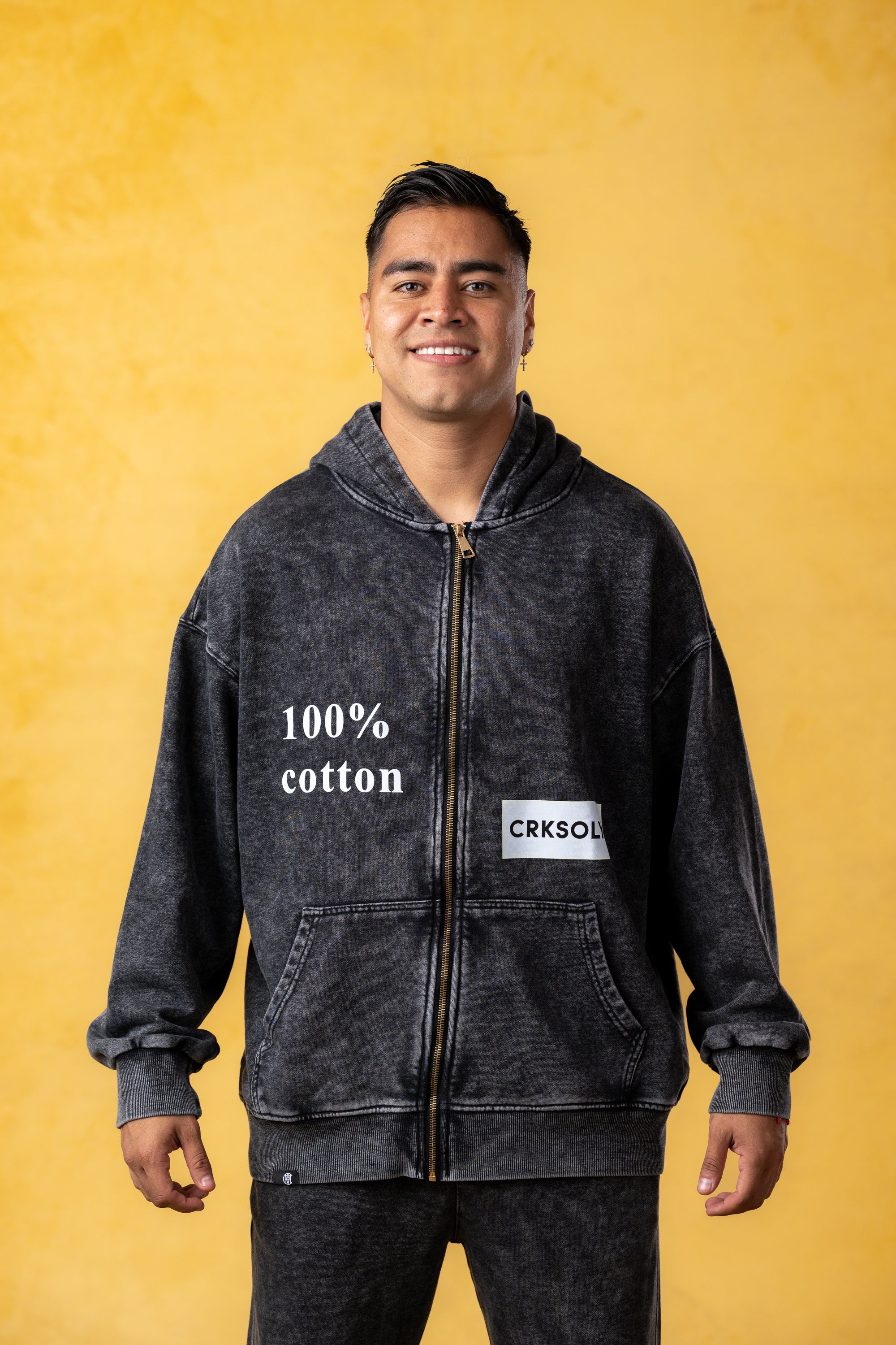 CRKSOLY. Men Virgil Fade Sweatshirt, product photo 1