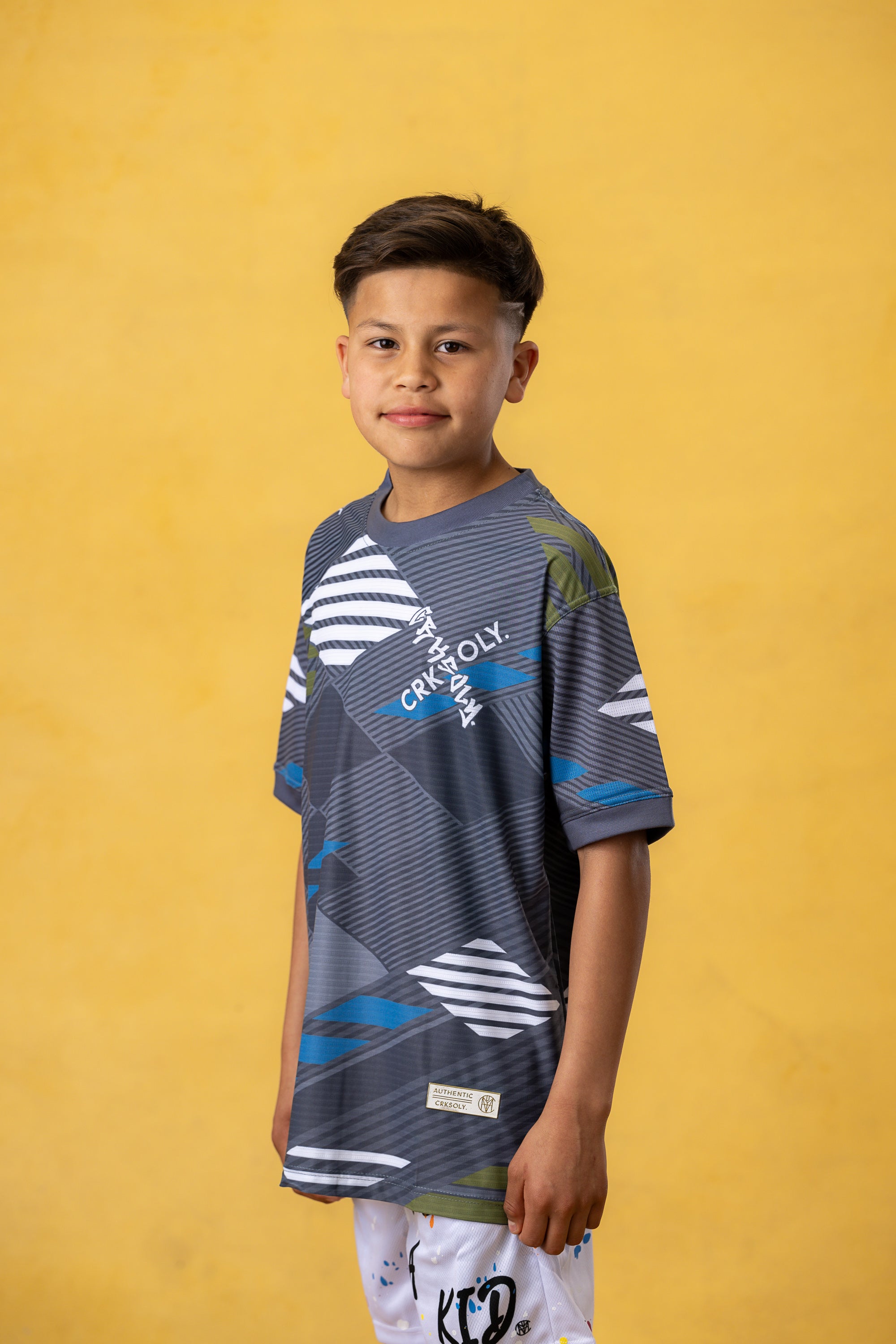CRKSOLY. Youth Velora Jersey Training Tee, product photo 3