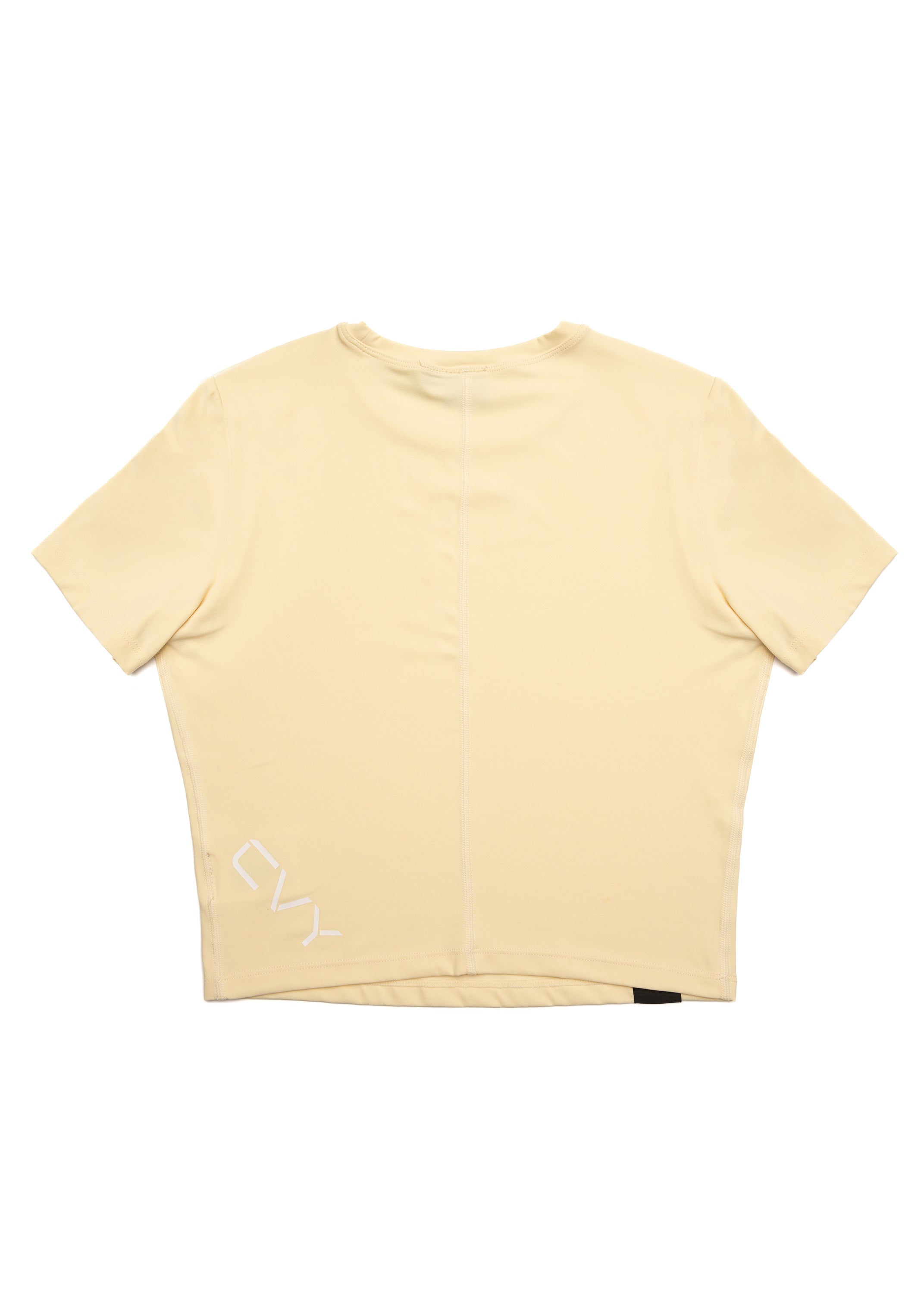 CRKSOLY. Women Yellow Silk Training Top, product photo 6