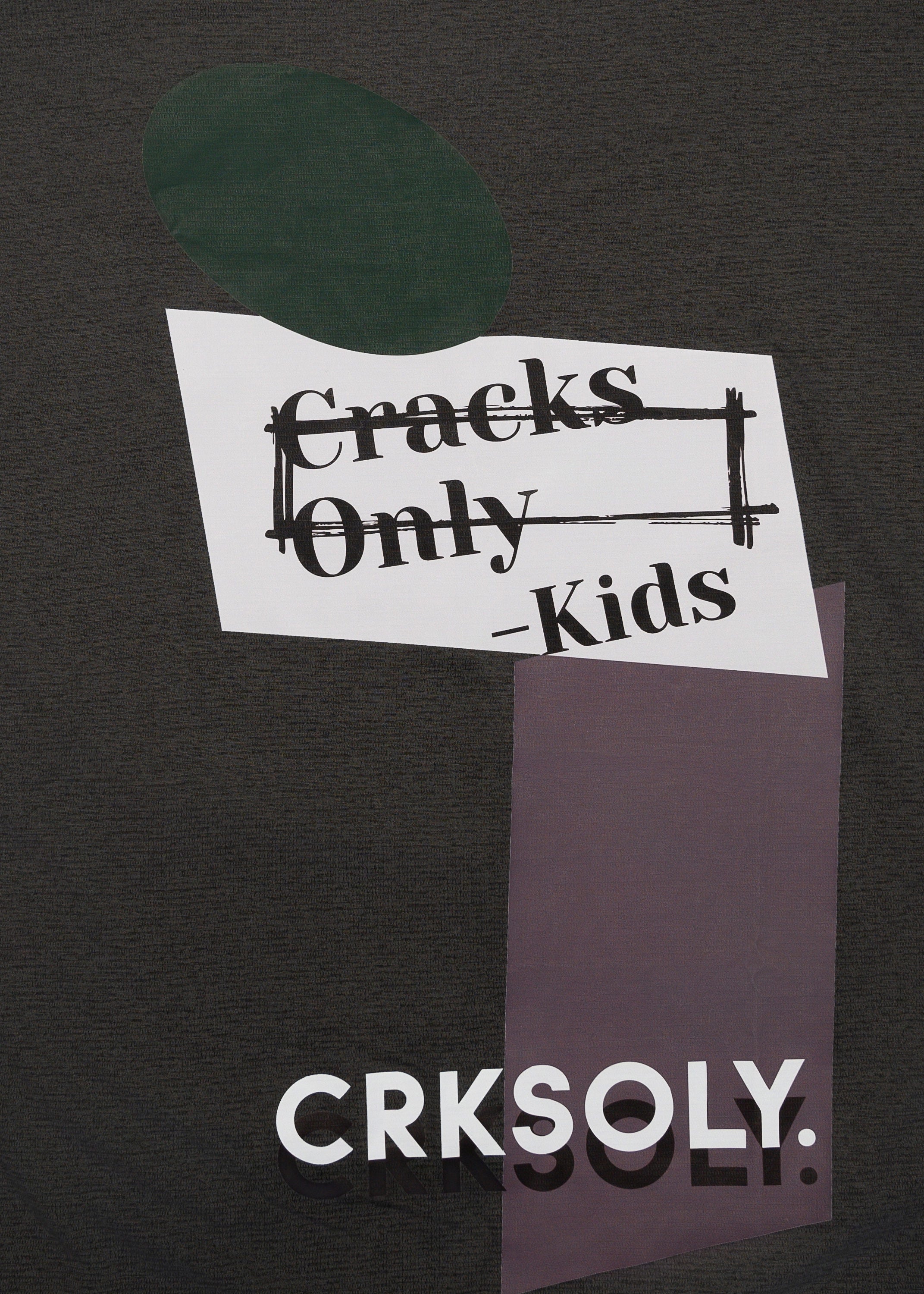 CRKSOLY. Men 'Cracks Only, Kids' Training Tee, product photo 9