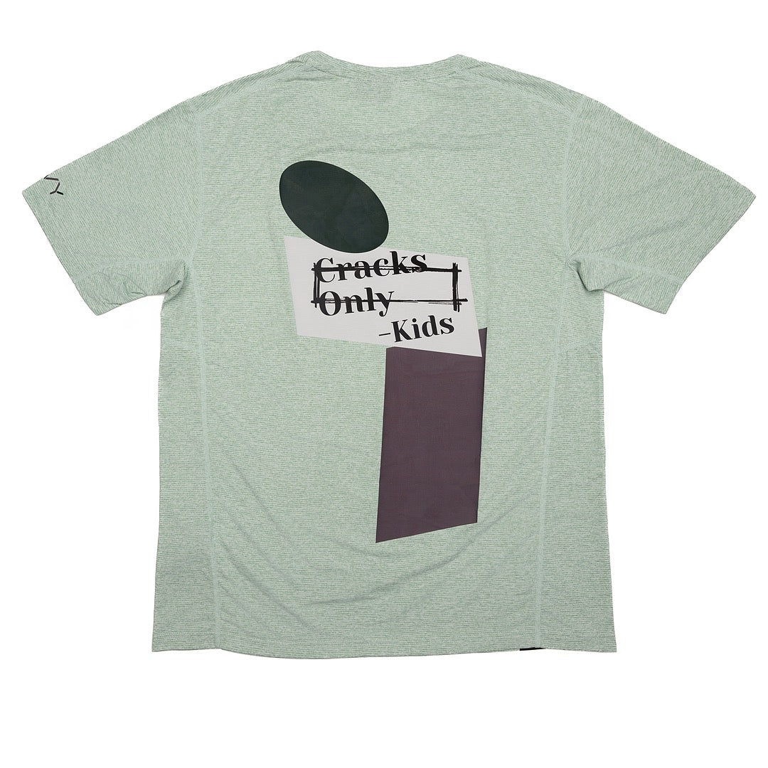 CRKSOLY. Men 'Cracks Only, Kids' Training Tee, product photo 5