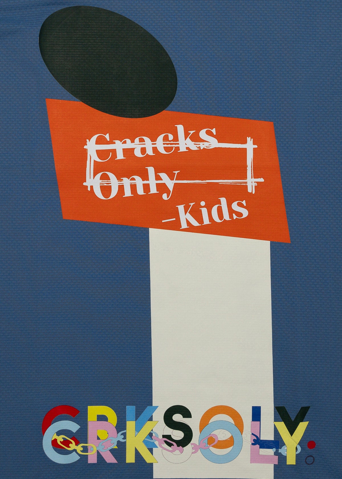 CRKSOLY. Women 'Cracks Only, Kids' Training Tee, product photo 2