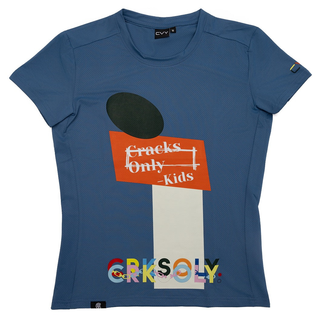 CRKSOLY. Women 'Cracks Only, Kids' Training Tee, product photo 1