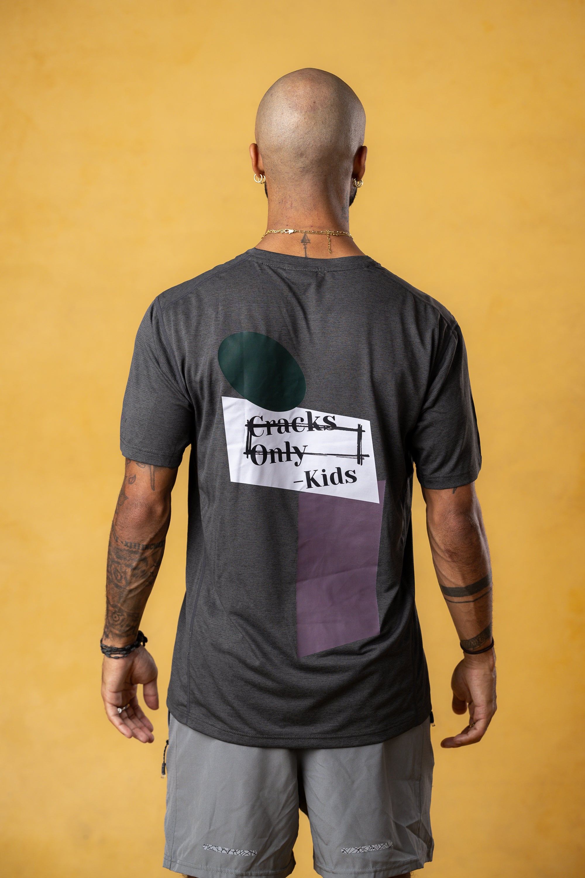 CRKSOLY. Men 'Cracks Only, Kids' Training Tee, product photo 12
