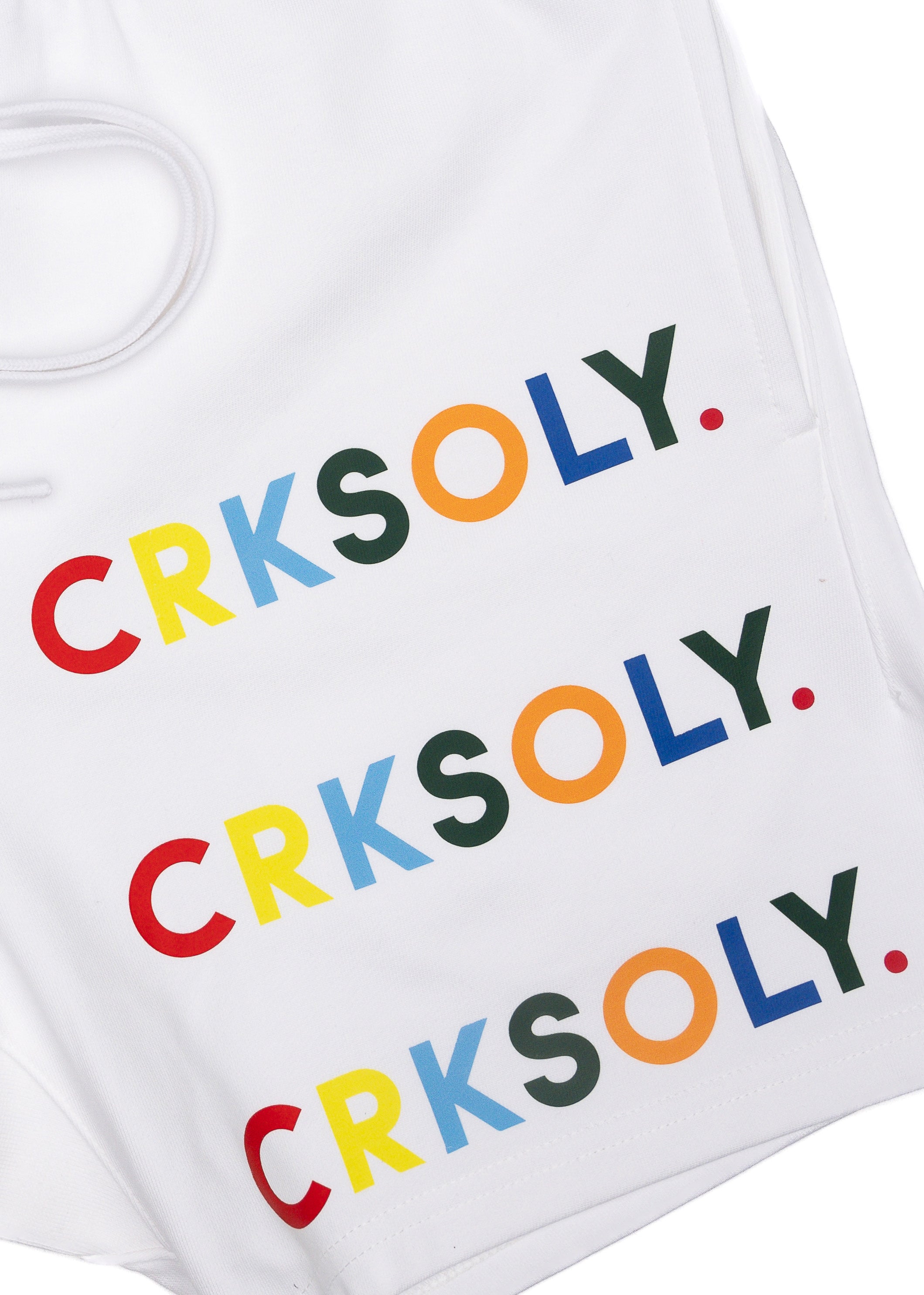 CRKSOLY. Women Colors Sweat Shorts, product photo 3