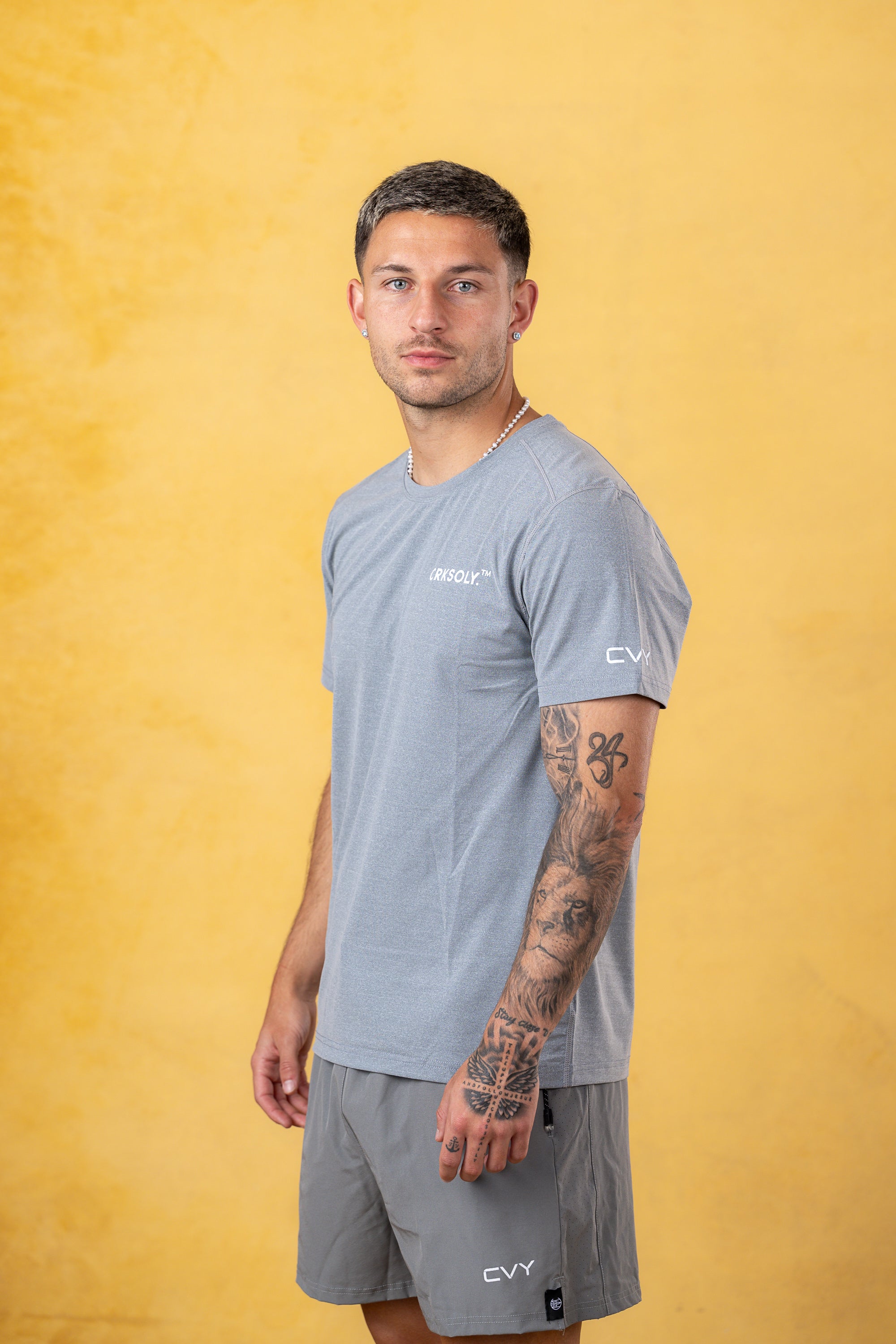 CRKSOLY. Men Blur Training Top, product photo 17