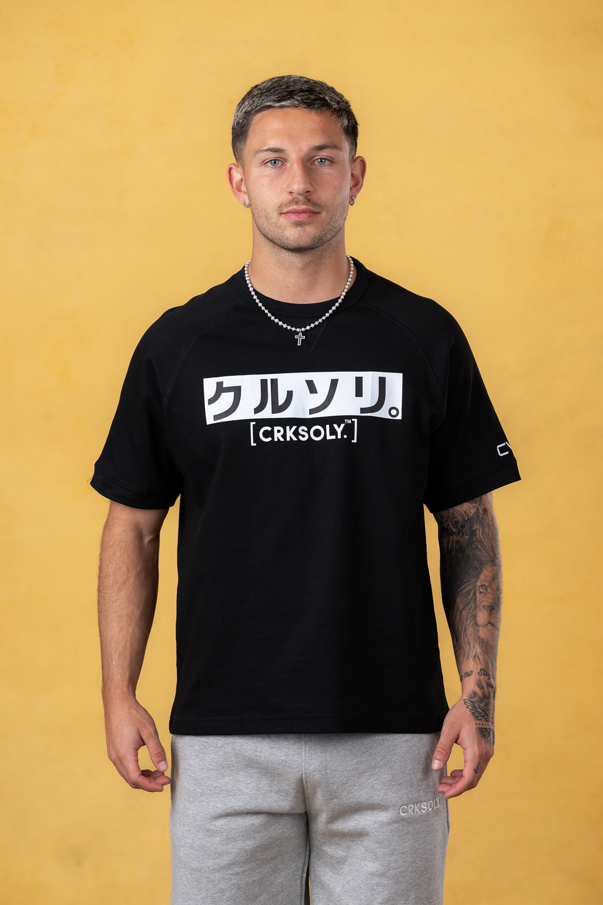 CRKSOLY. Men Japanese Style Tee, product photo 8