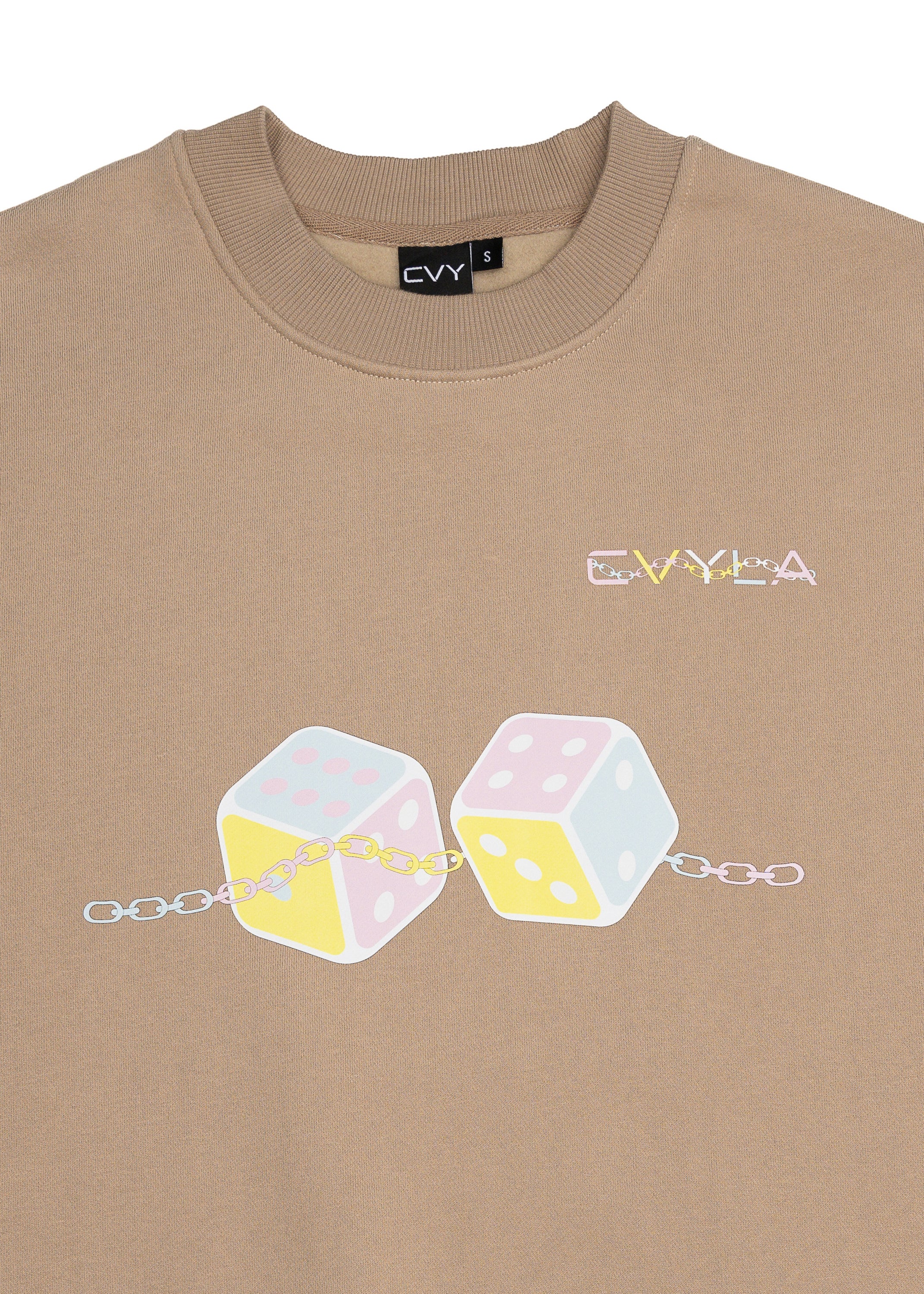 CVYLA Men Chain-Dice Crewneck, product photo 3