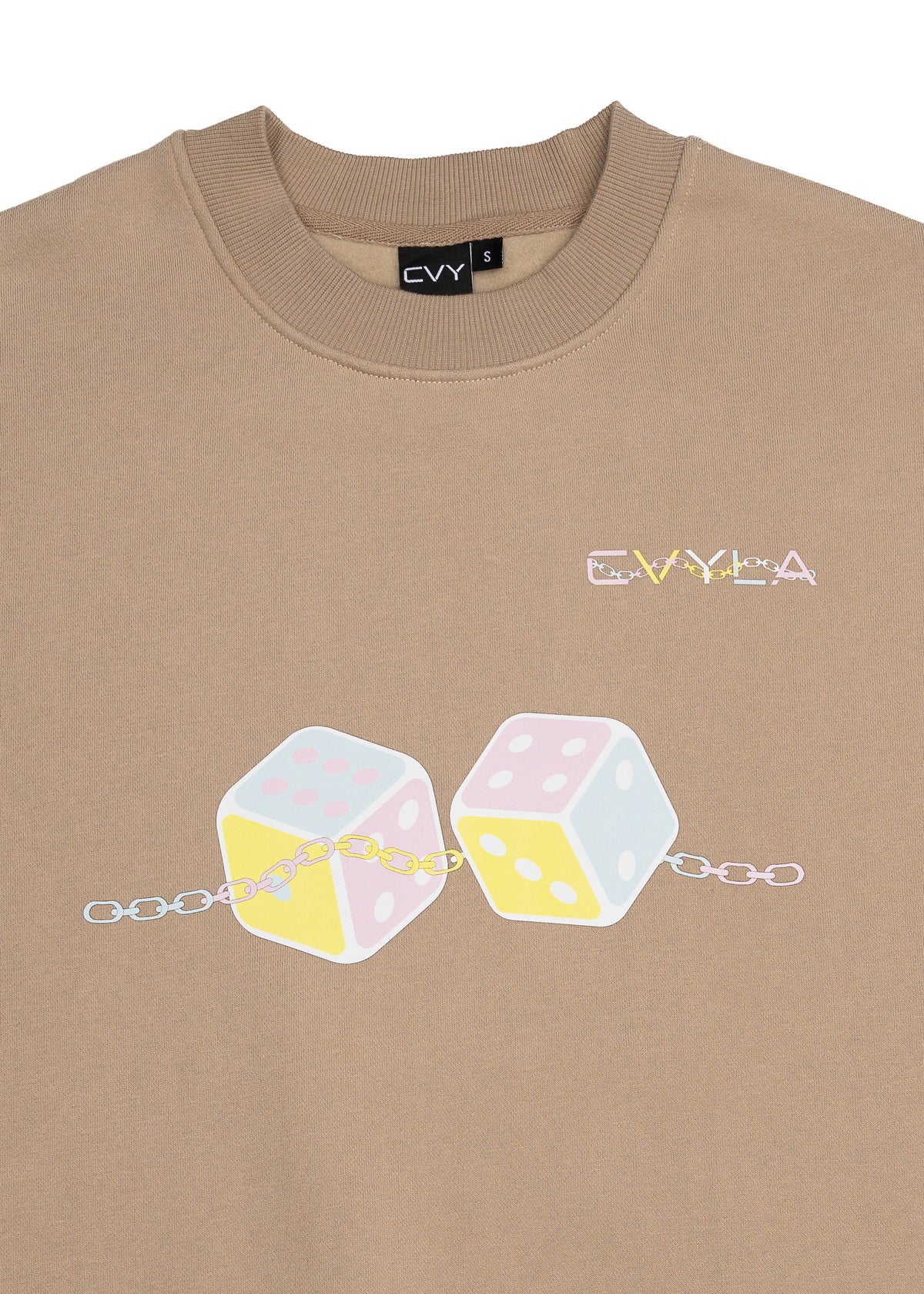 CVYLA Men Chain-Dice Crewneck, product photo 3