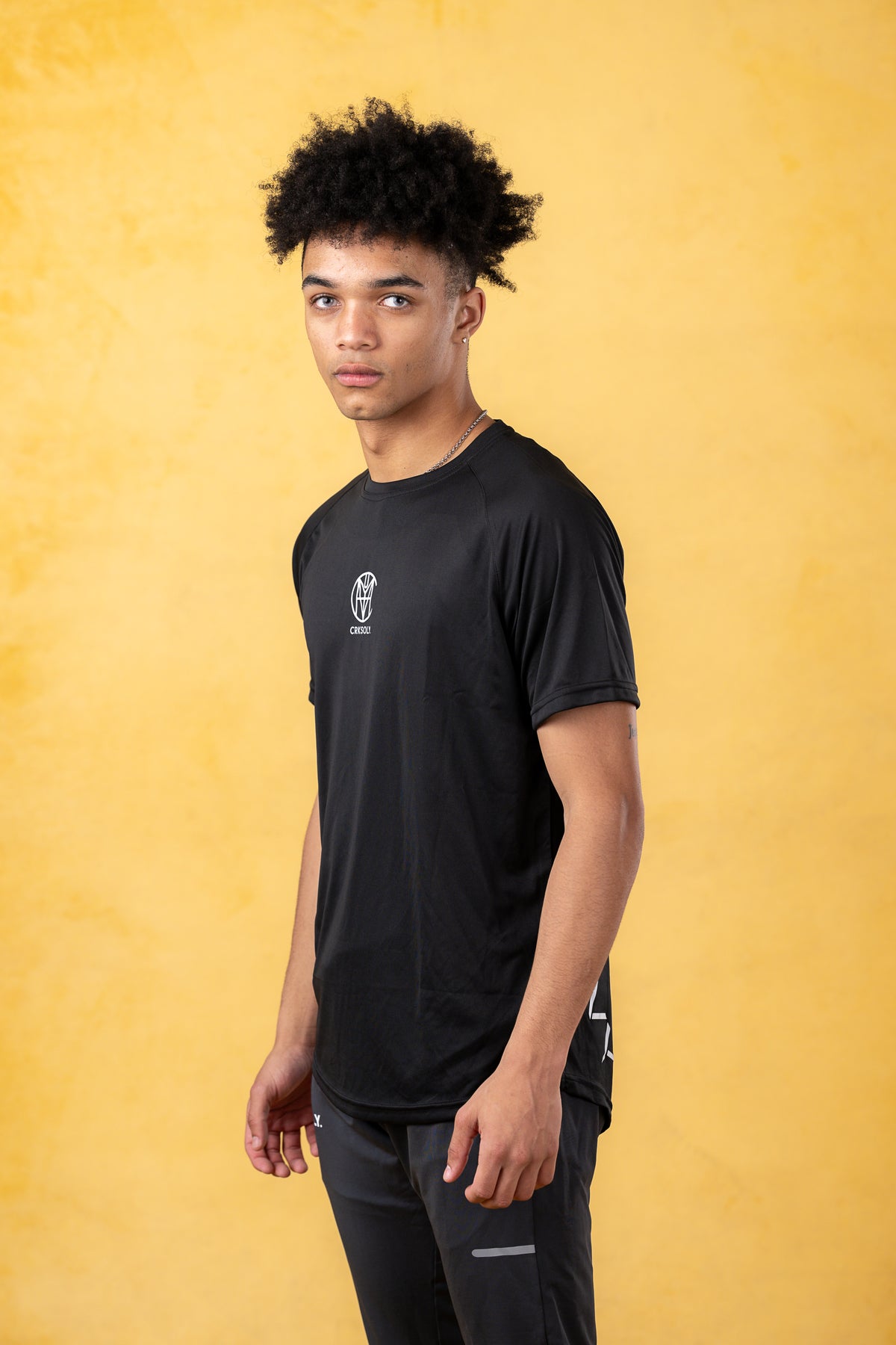 CRKSOLY. Men Solo Cracks Training Top, product photo 3