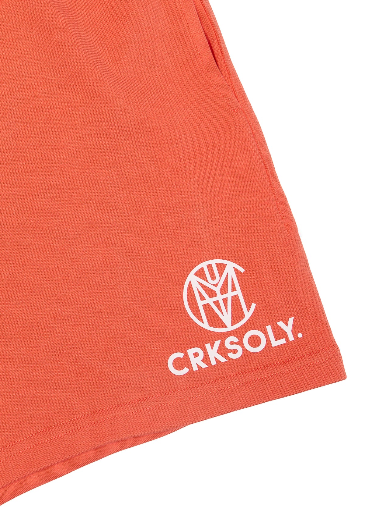 CRKSOLY. Men Coral Cotton Sweat Shorts, product photo 4