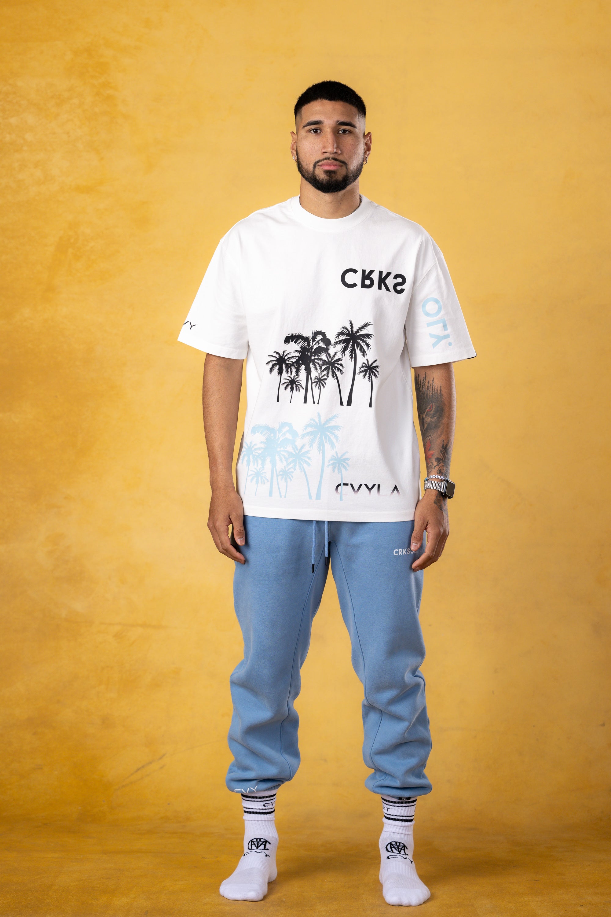CRKSOLY. Men Miami Oversize Cotton Tee, product photo 3