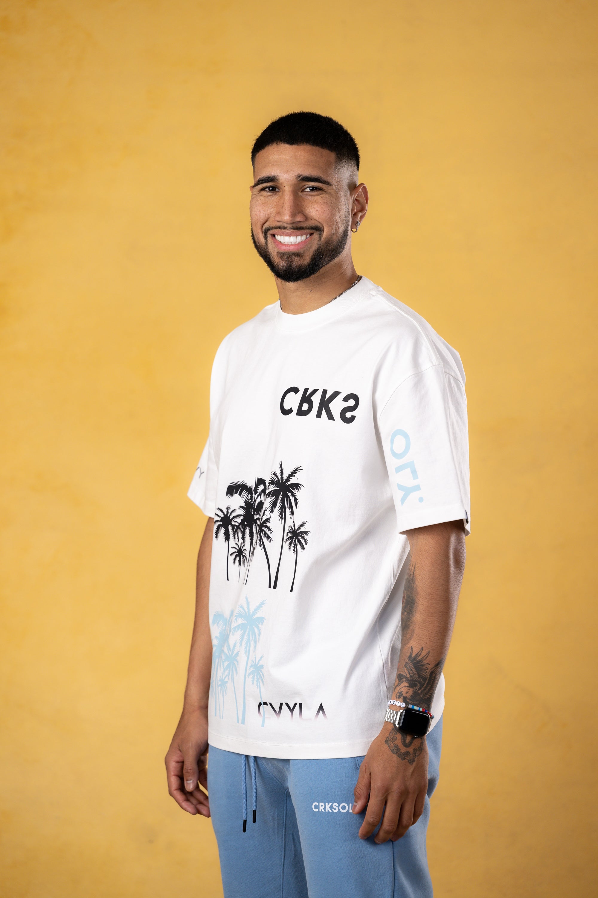 CRKSOLY. Men Miami Oversize Cotton Tee, product photo 5