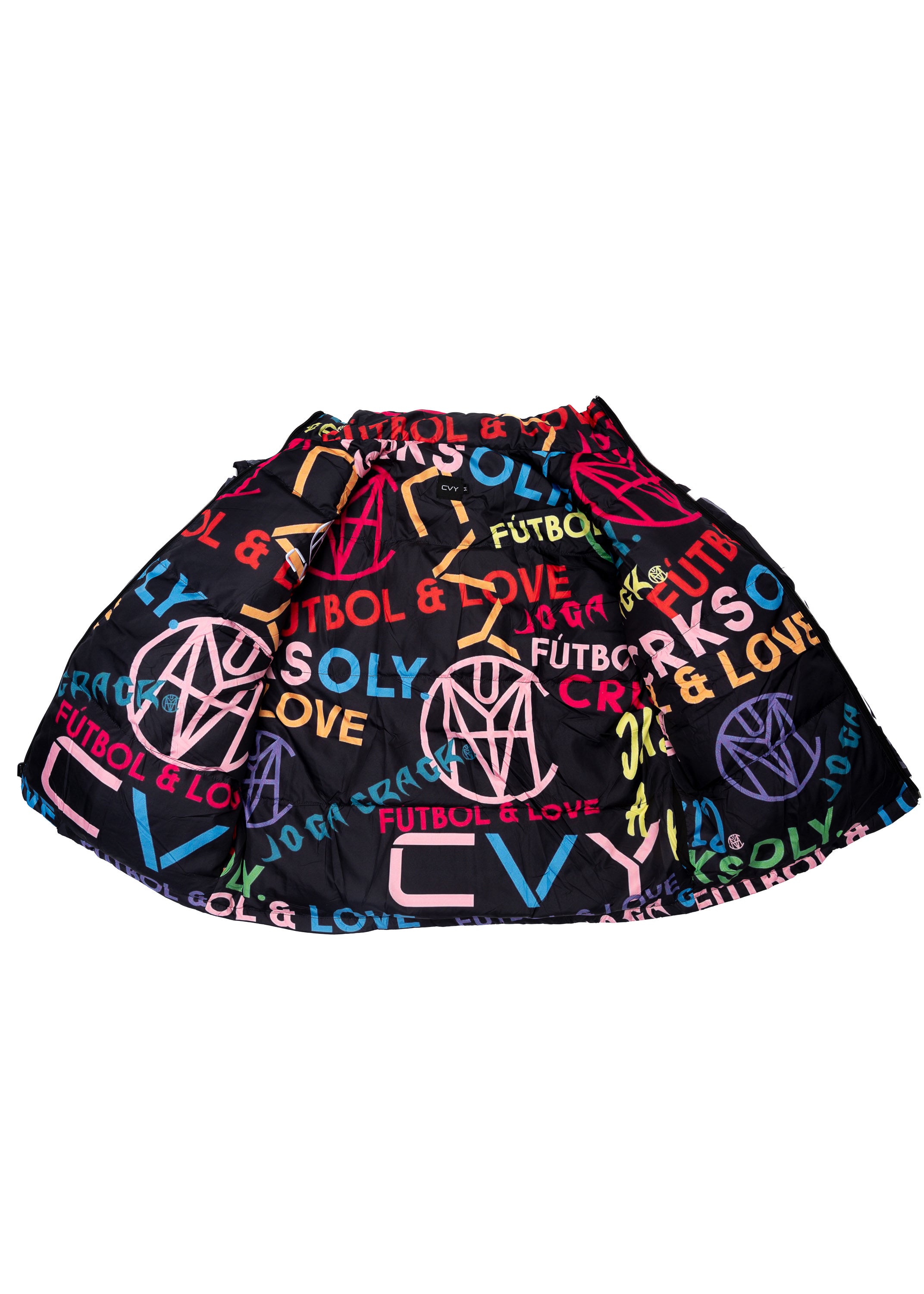 CRKSOLY. Youth Reverse Monogram Puffer Jacket, product photo 7