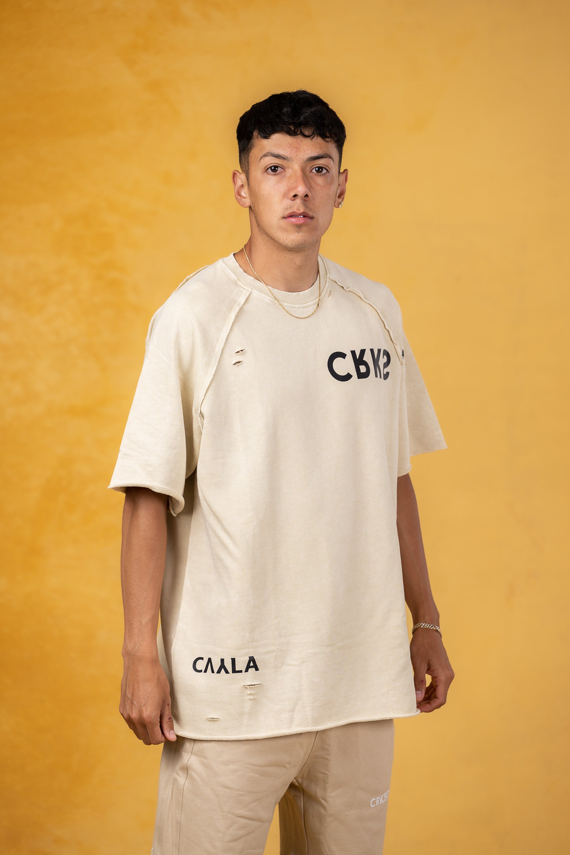 CVYLA Men x CRKSOLY. Oversize Tee, product photo 5