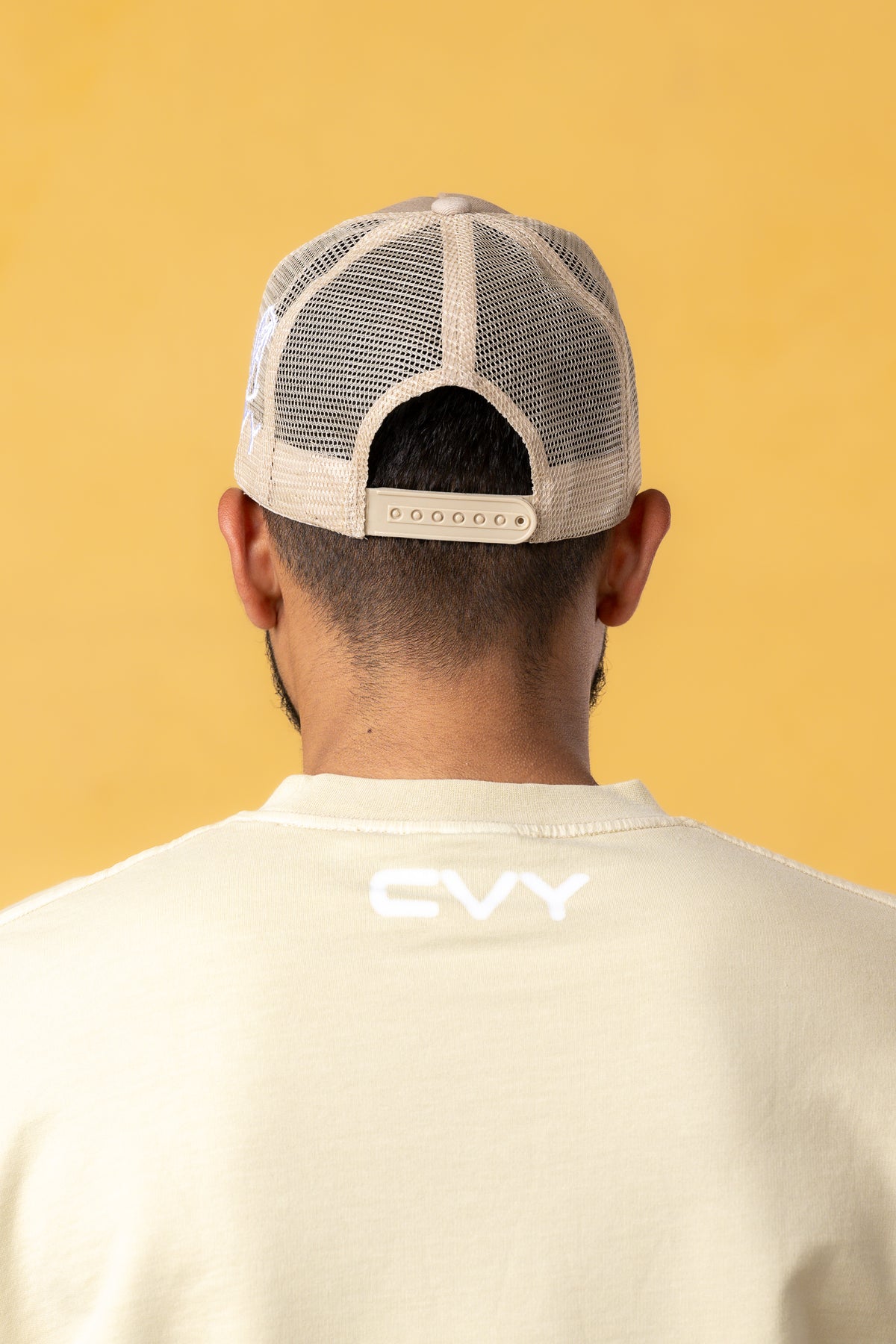 CRKSOLY. Tan SnapBack Hat, product photo 7