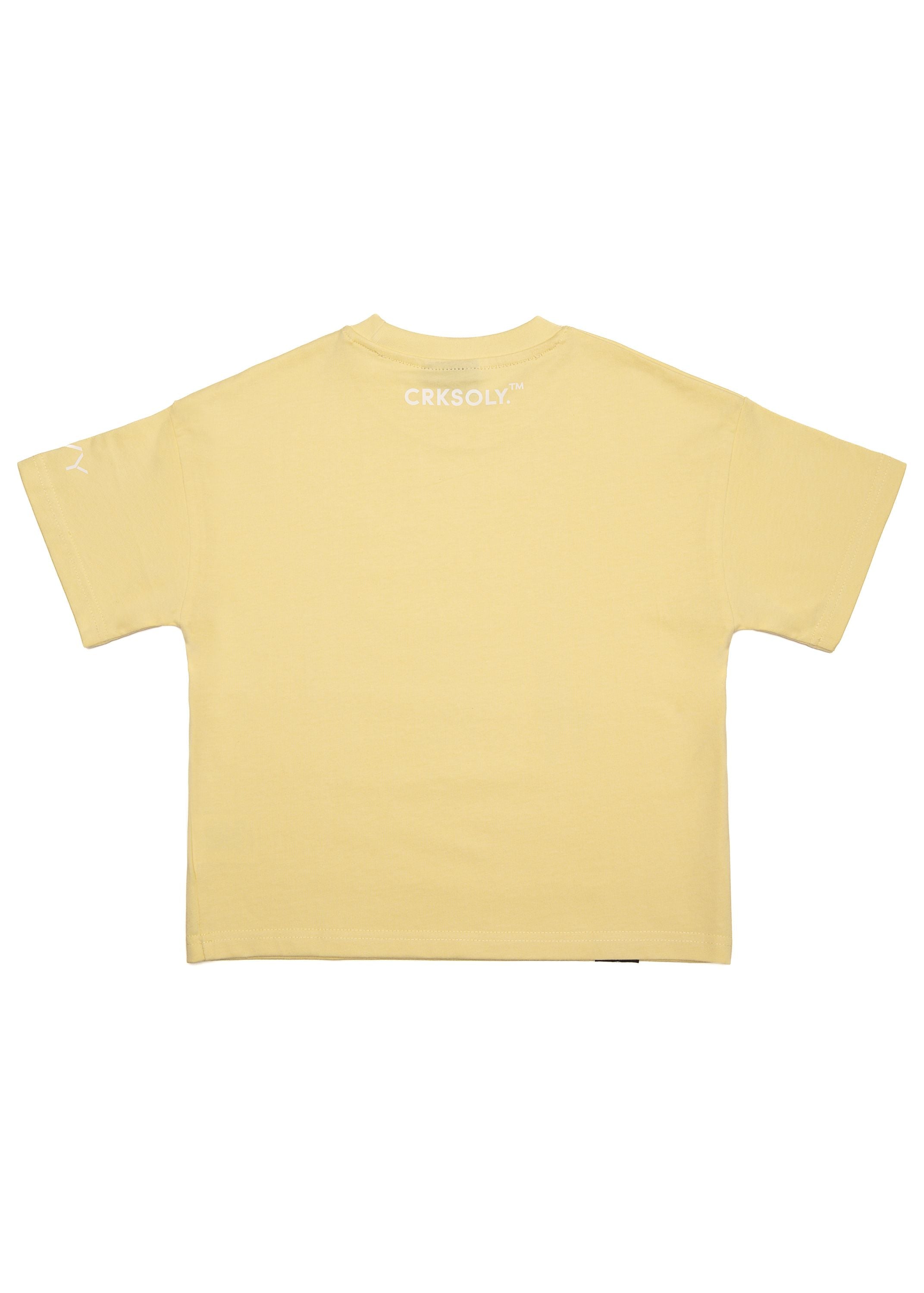 Just A Kid Youth Yellow Streetwear Tee, product photo 10