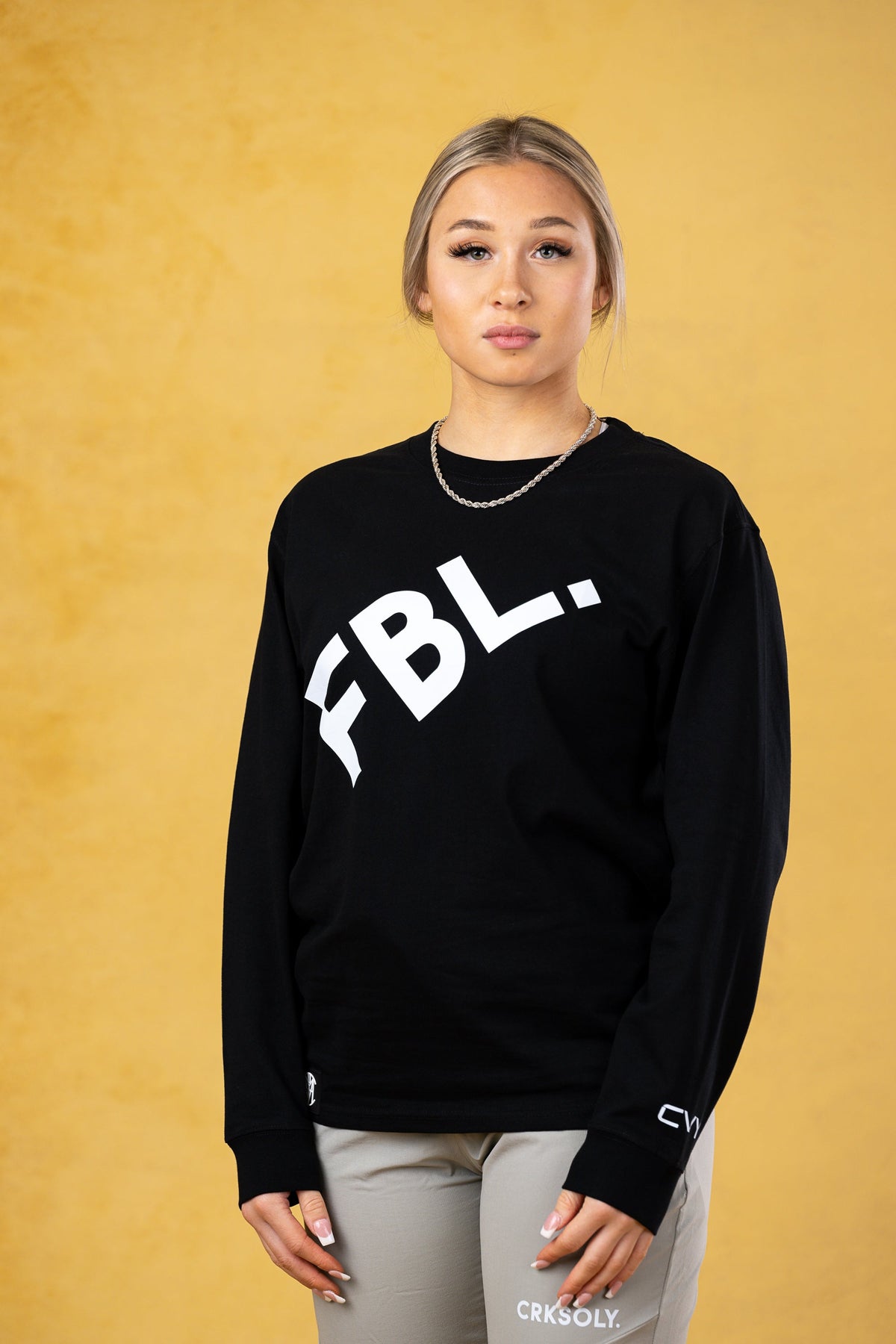 FBL. Women Black Long Sleeve Shirt, product photo 1