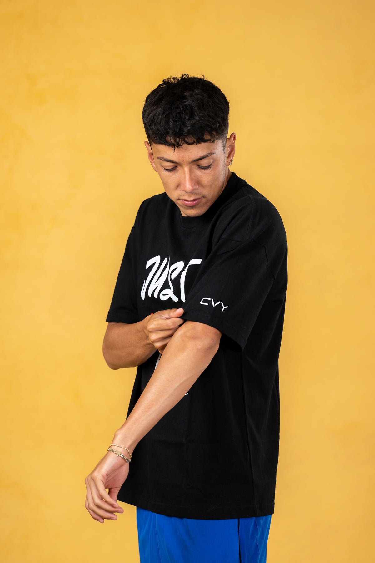 Just a Kid Black T-Shirt, product photo 5
