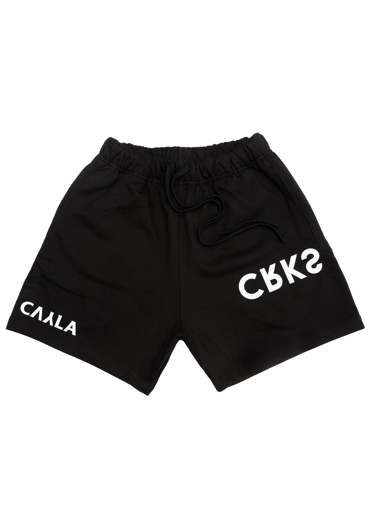 CRKSOLY. Black Cotton Sweat Shorts, product photo 5