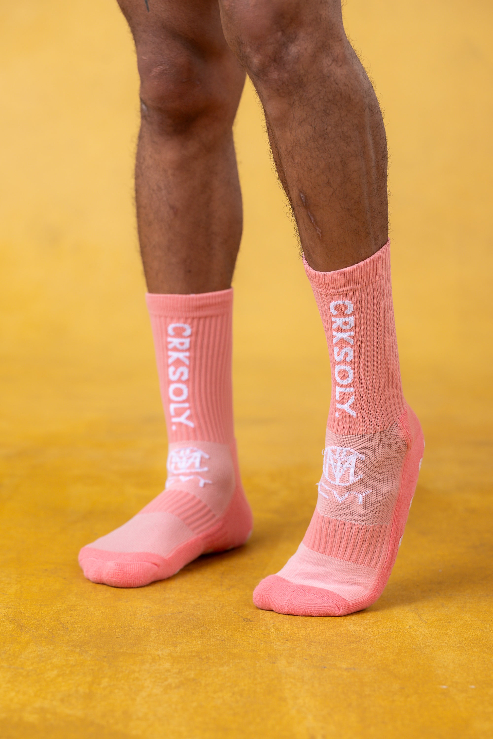 CRKSOLY. PNK BCA Grip Socks, product photo 2