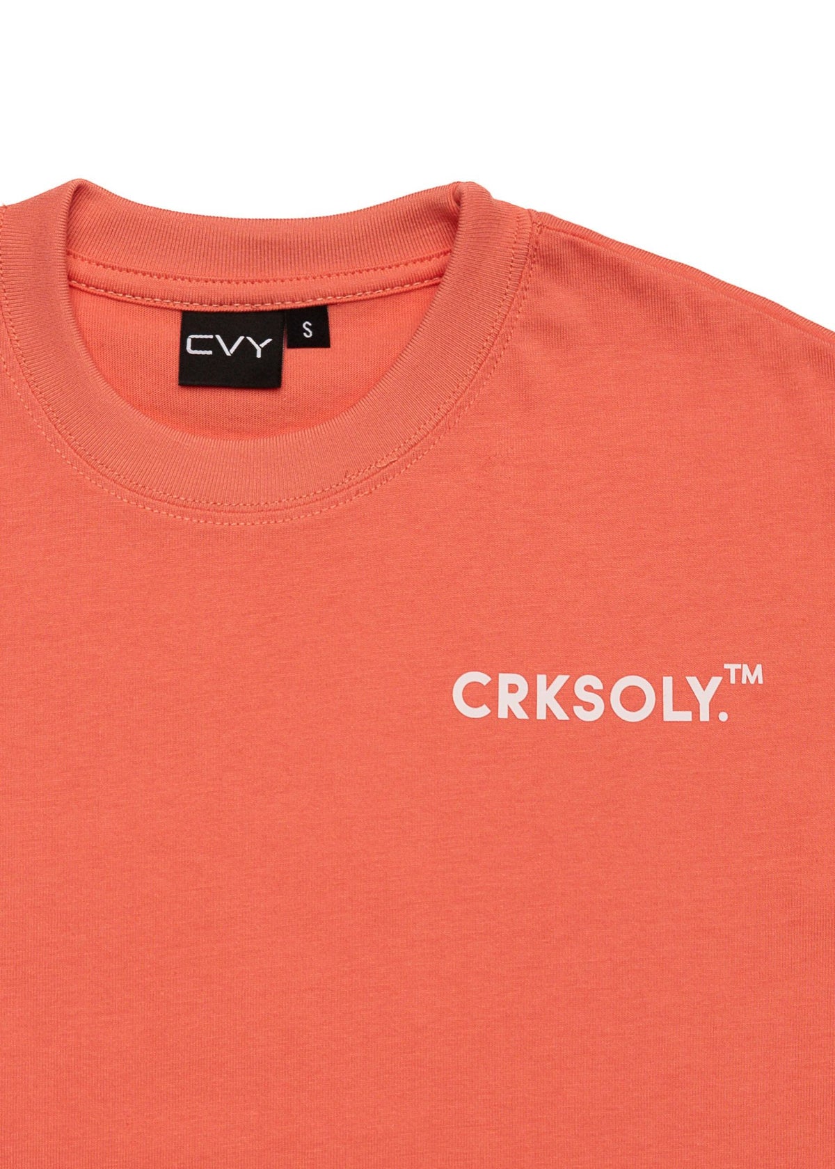 CRKSOLY. Youth Coral Streetwear Tee, product photo 4