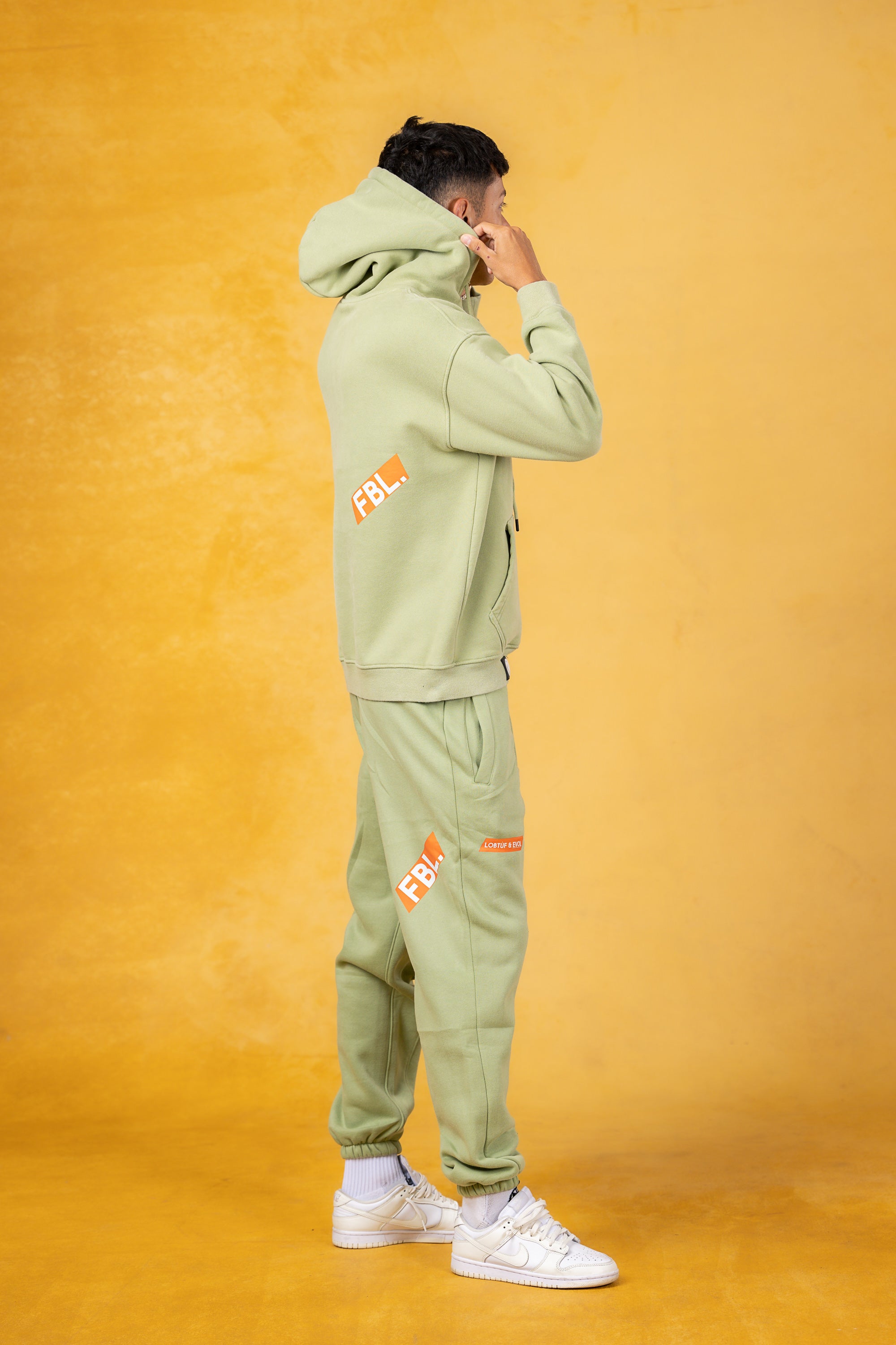 FBL. Men Matcha Sweatsuit Hoodie, product photo 7