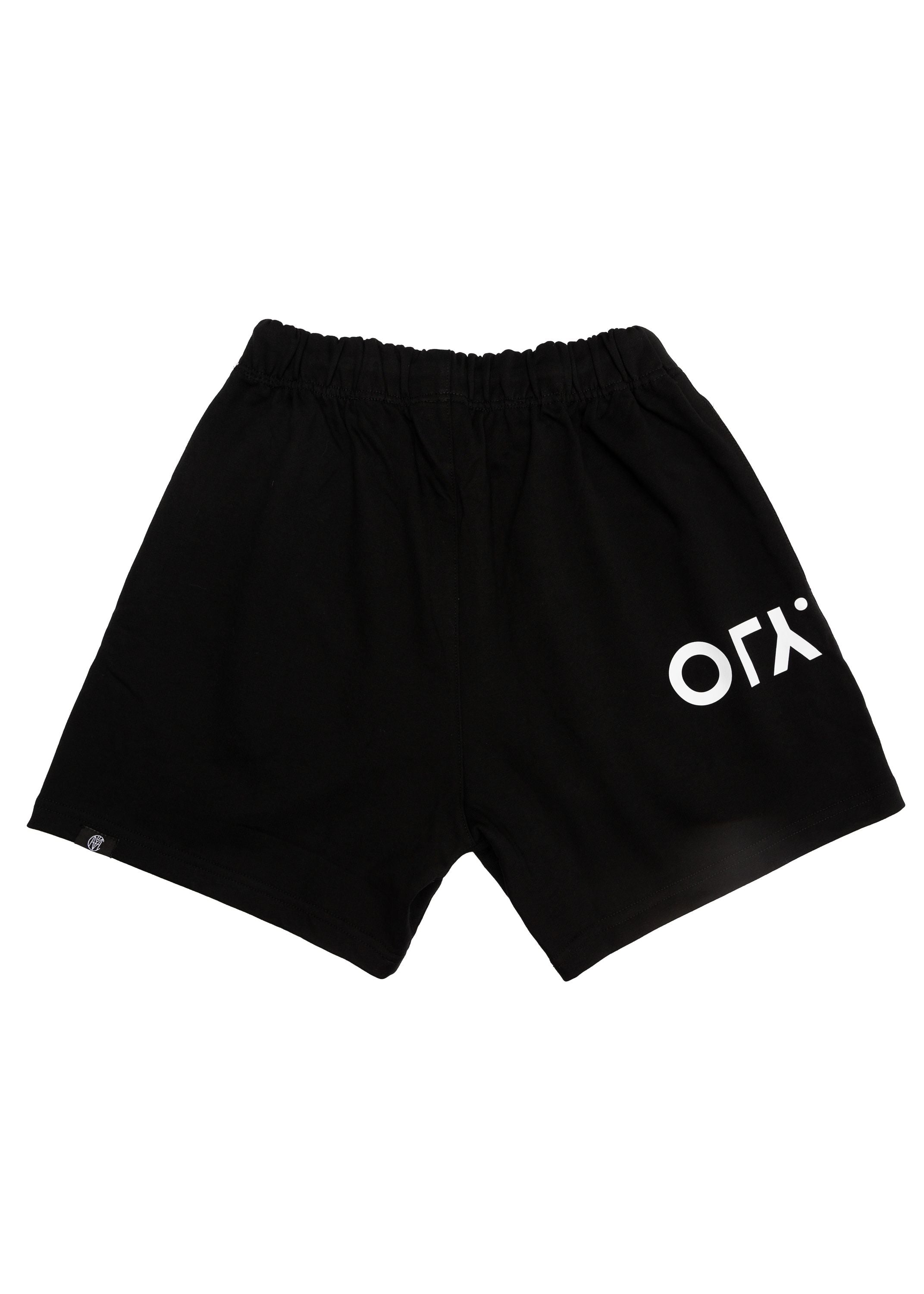 CRKSOLY. Black Cotton Sweat Shorts, product photo 7
