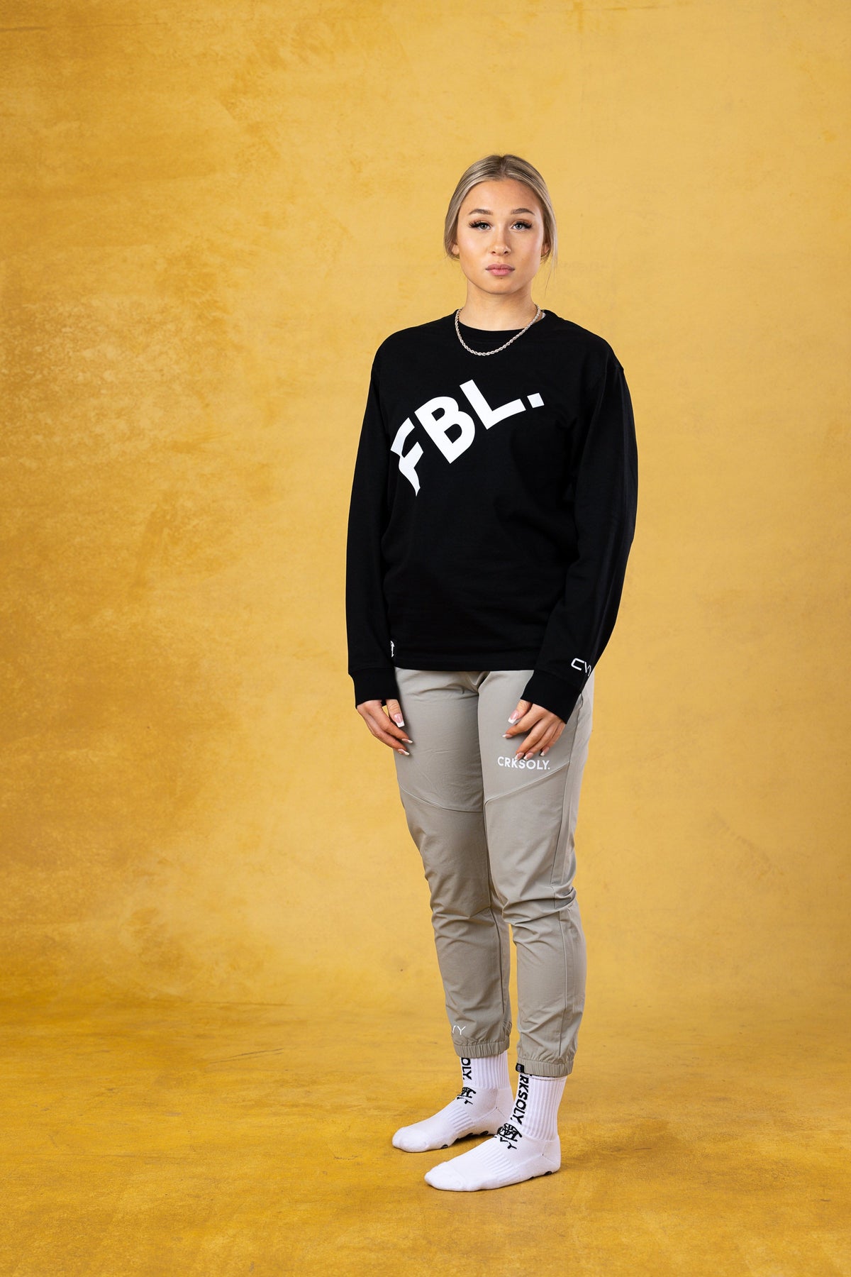 FBL. Women Black Long Sleeve Shirt, product photo 4