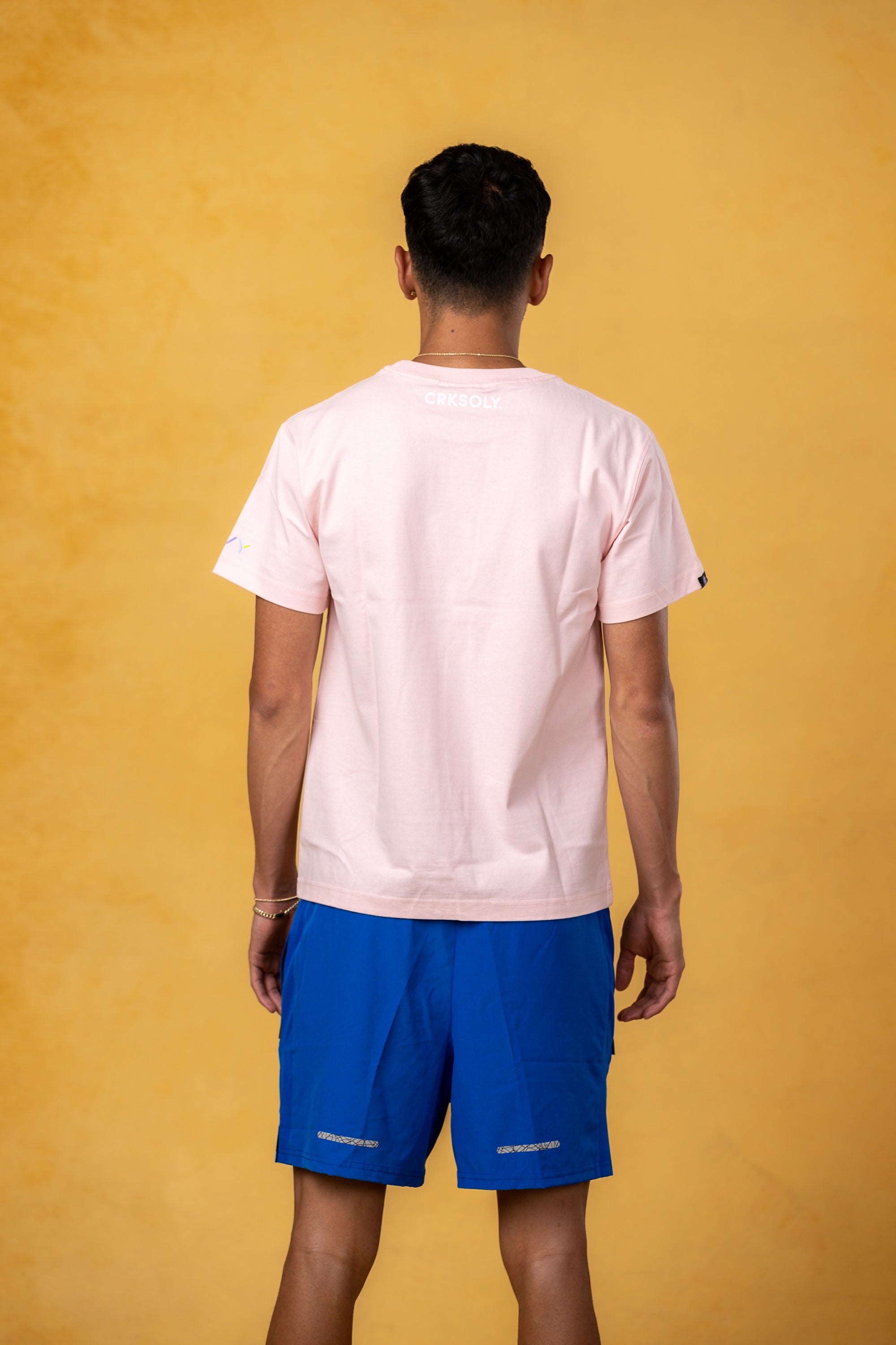 Men Character Streetwear Style Pink T-Shirt, product photo 7