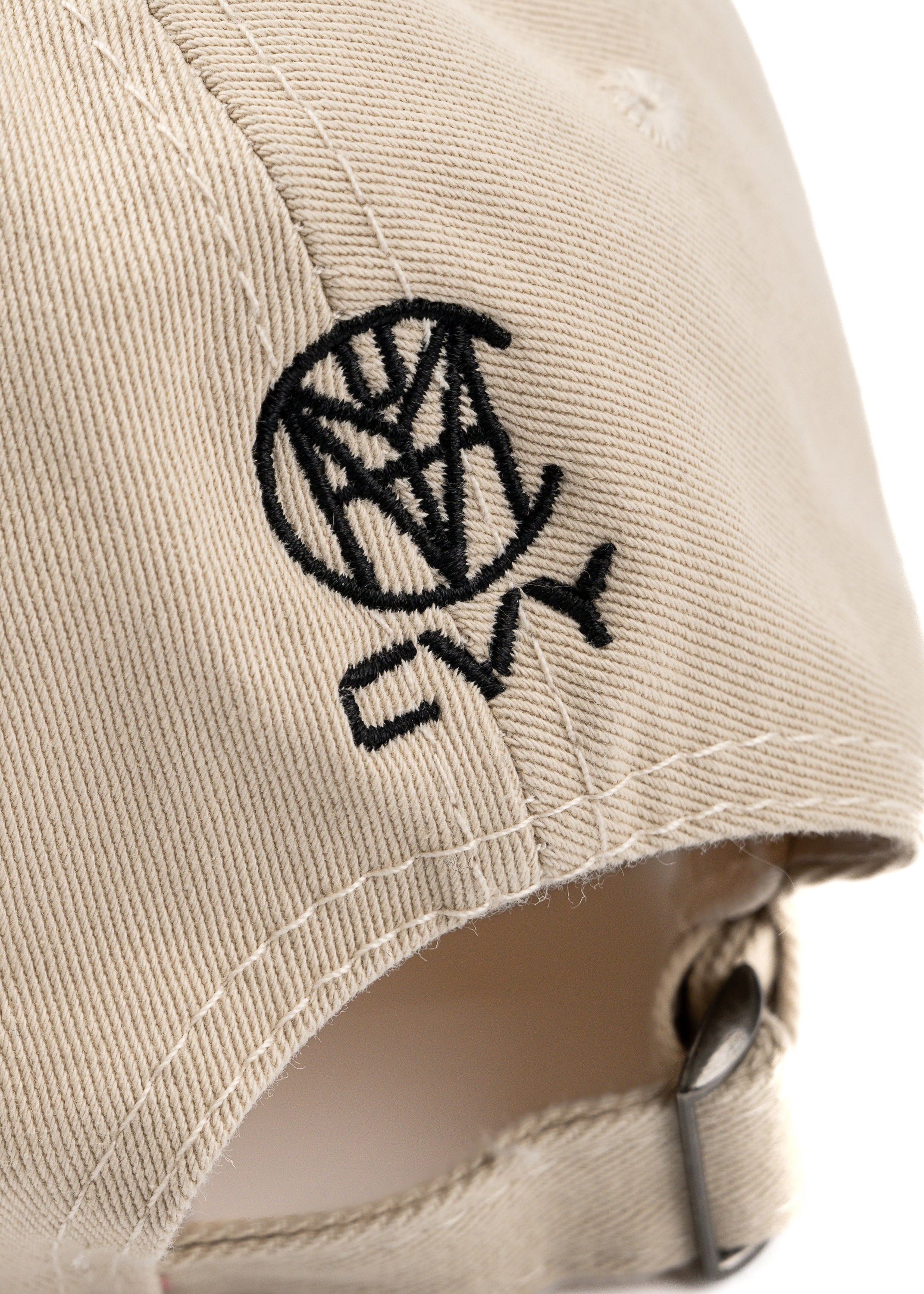 CRKSOLY. Ripped Tan Dad Hat, product photo 7