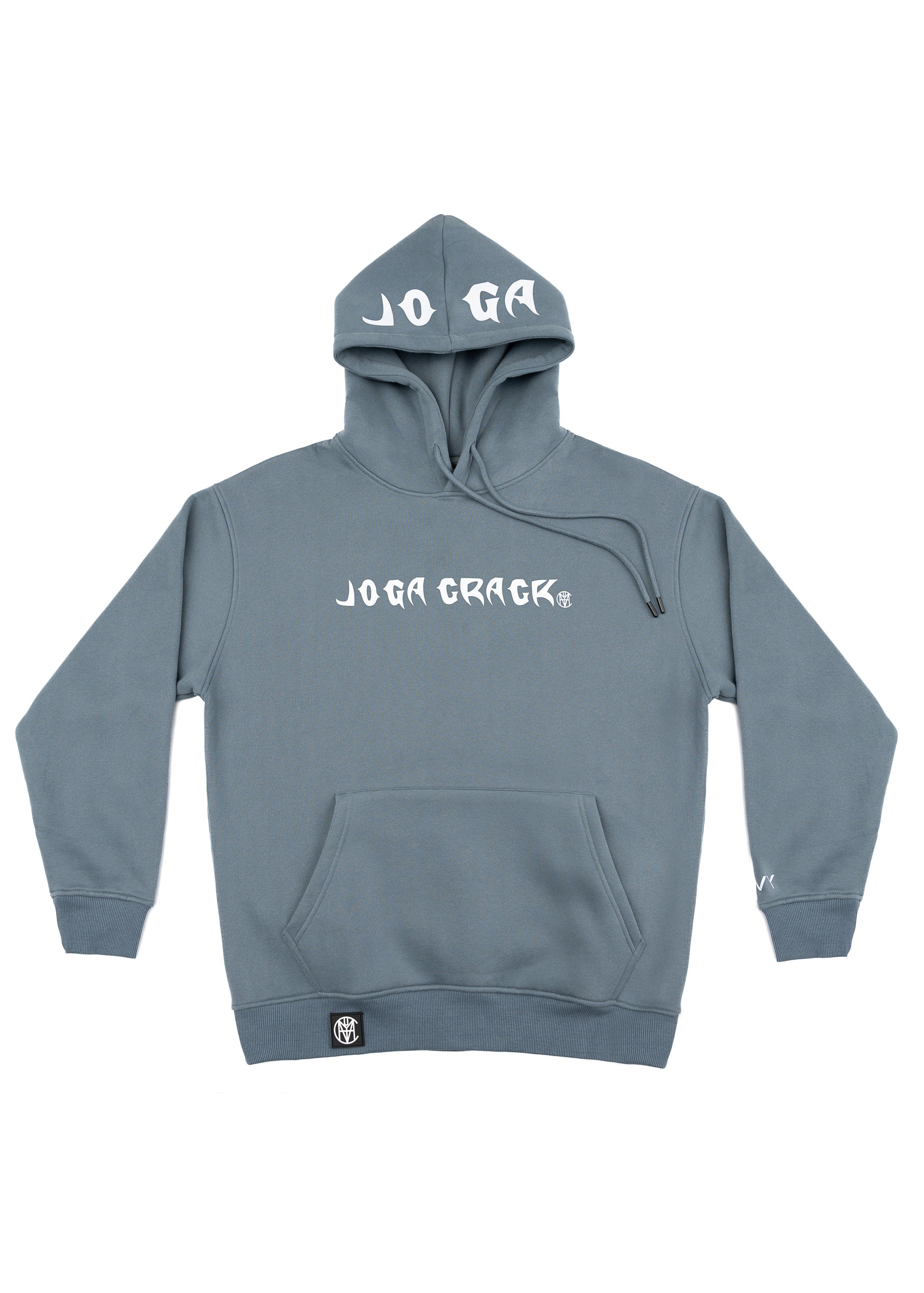 Joga Crack Men Blue Hoodie, product photo 2