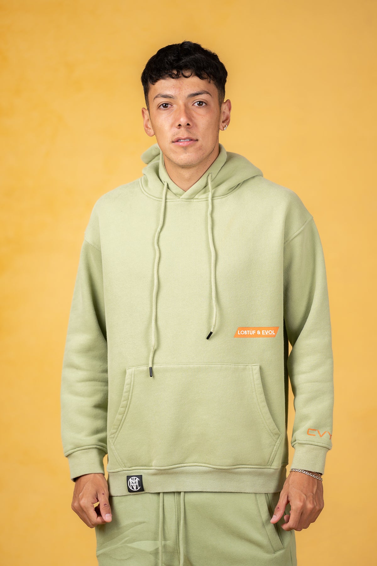FBL. Men Matcha Sweatsuit Hoodie, product photo 1