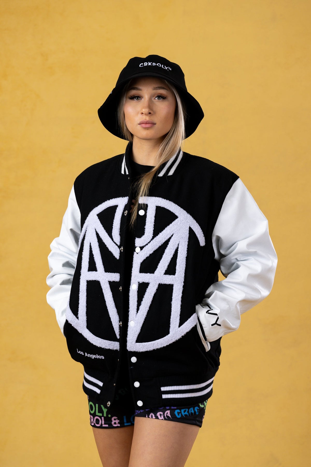 CRKSOLY. Women Varsity Jacket, product photo 1