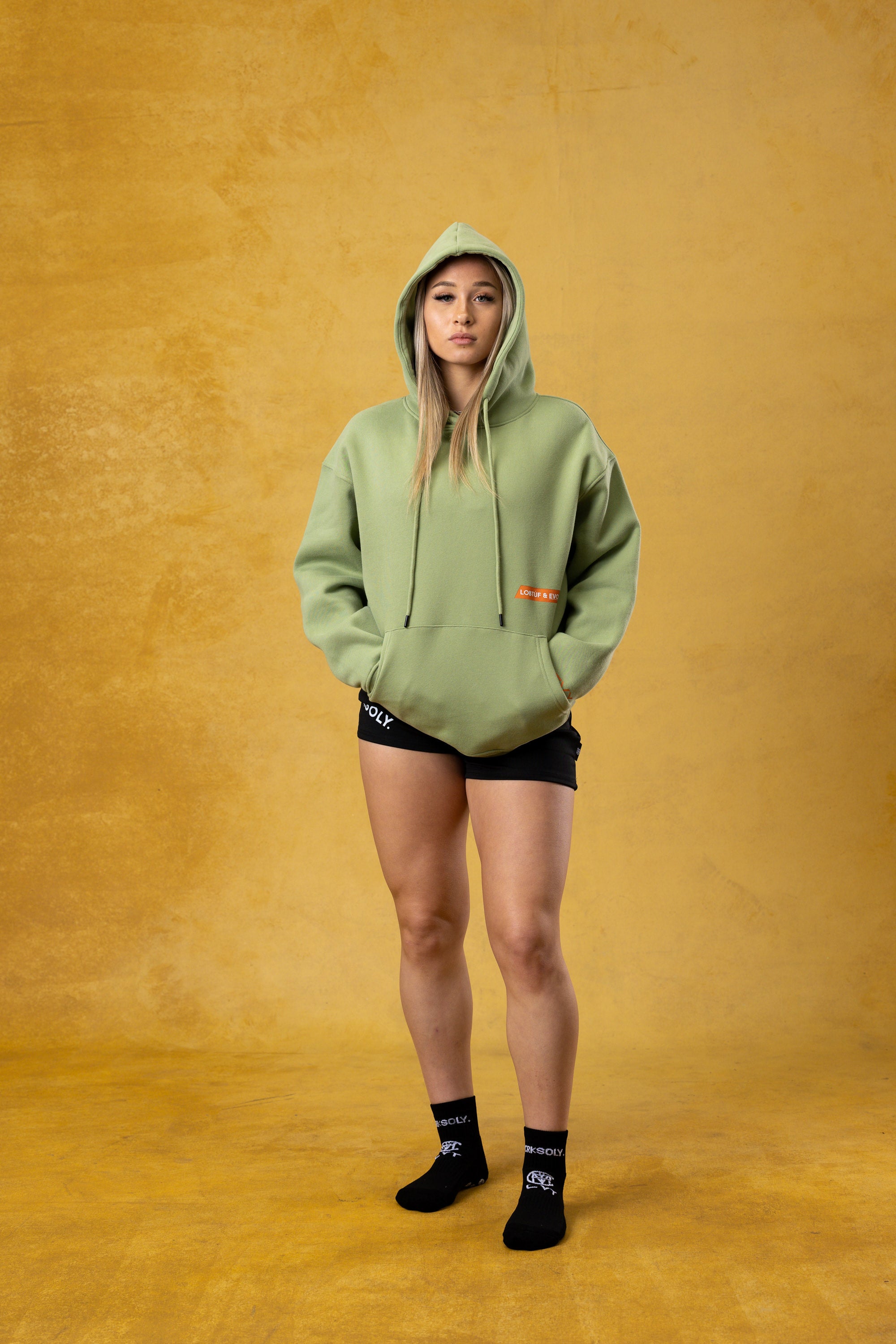 FBL. Women Matcha Sweatsuit Hoodie, product photo 9