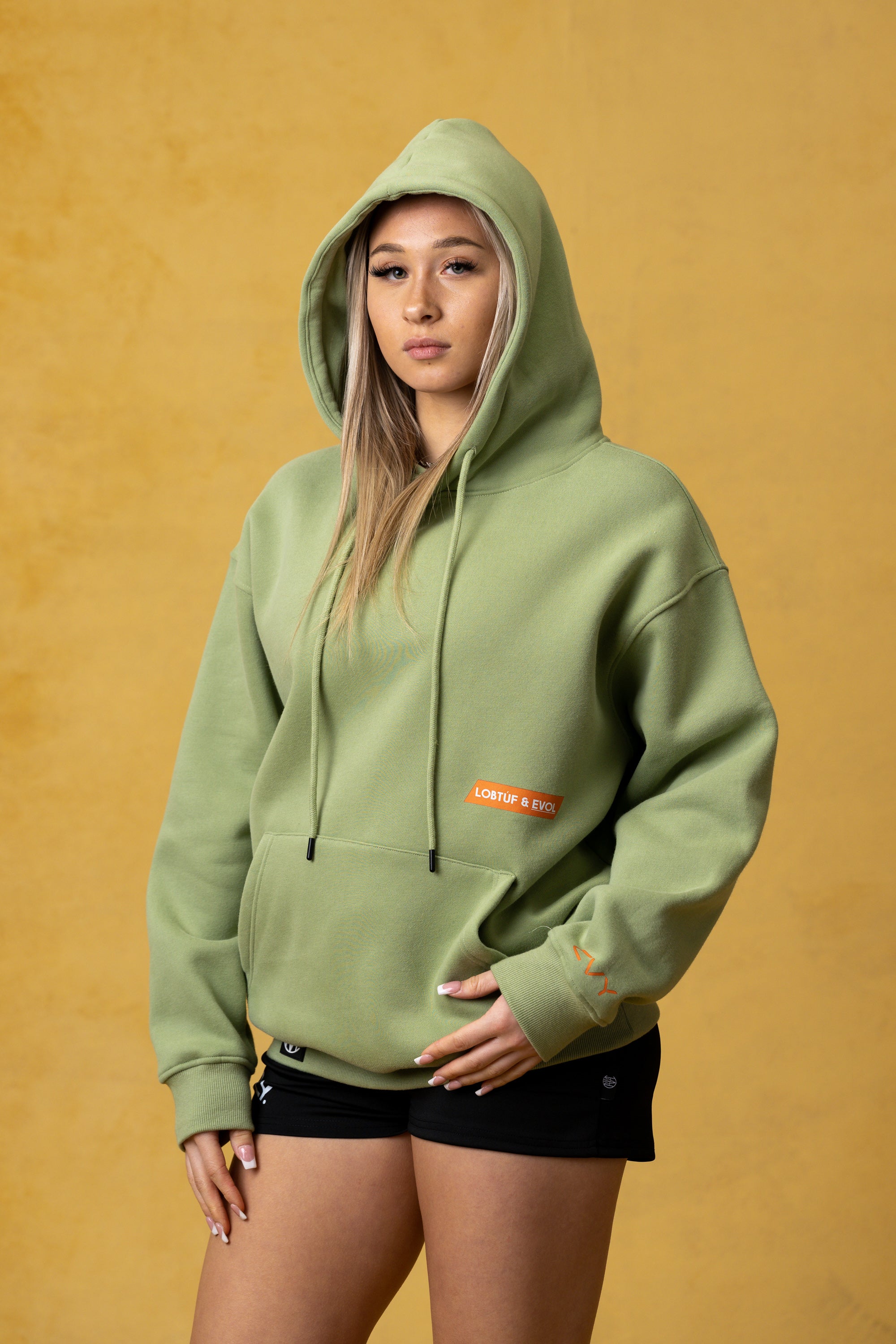 FBL. Women Matcha Sweatsuit Hoodie, product photo 8